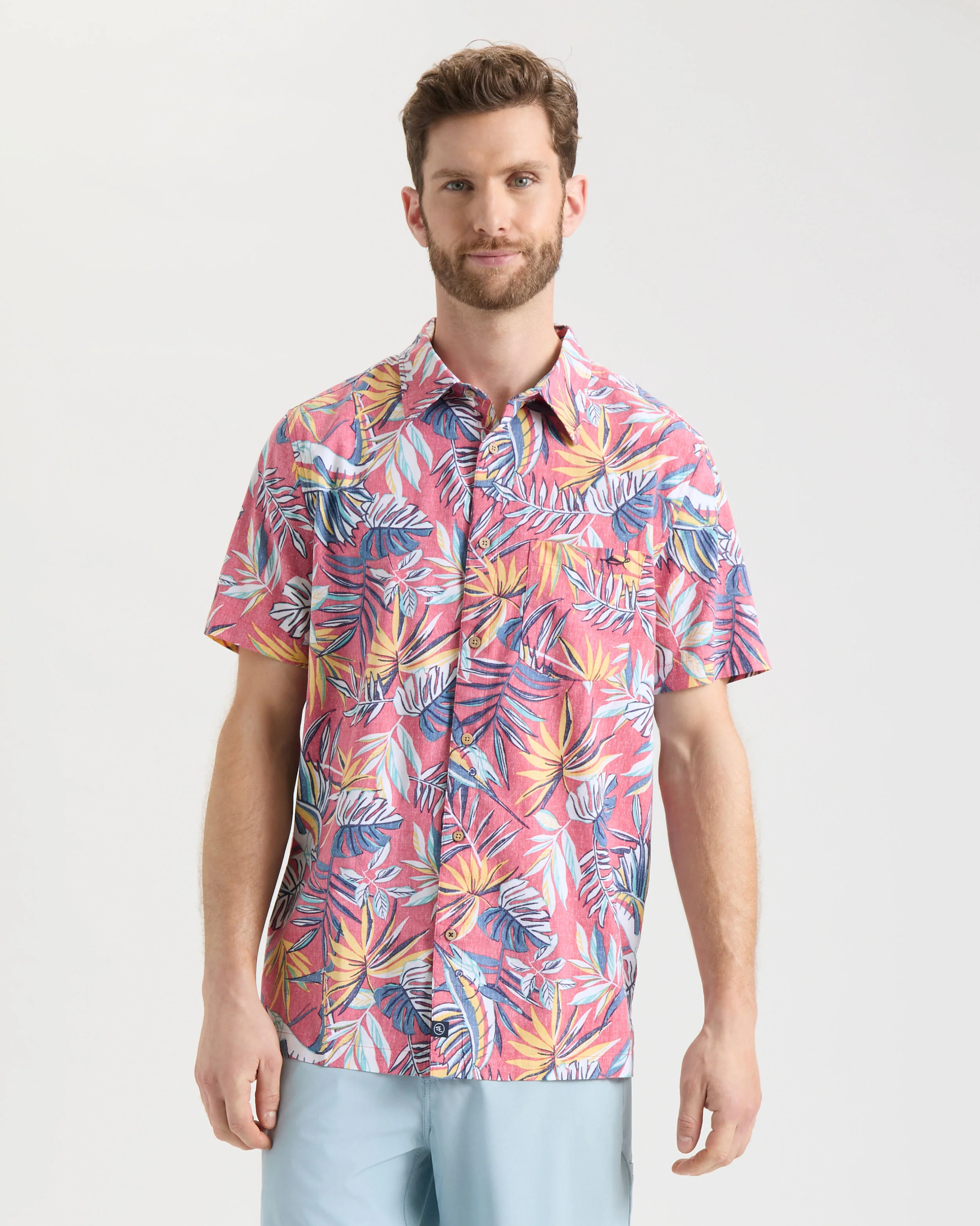 Men's Lush Canopy Woven Short Sleeve Shirt