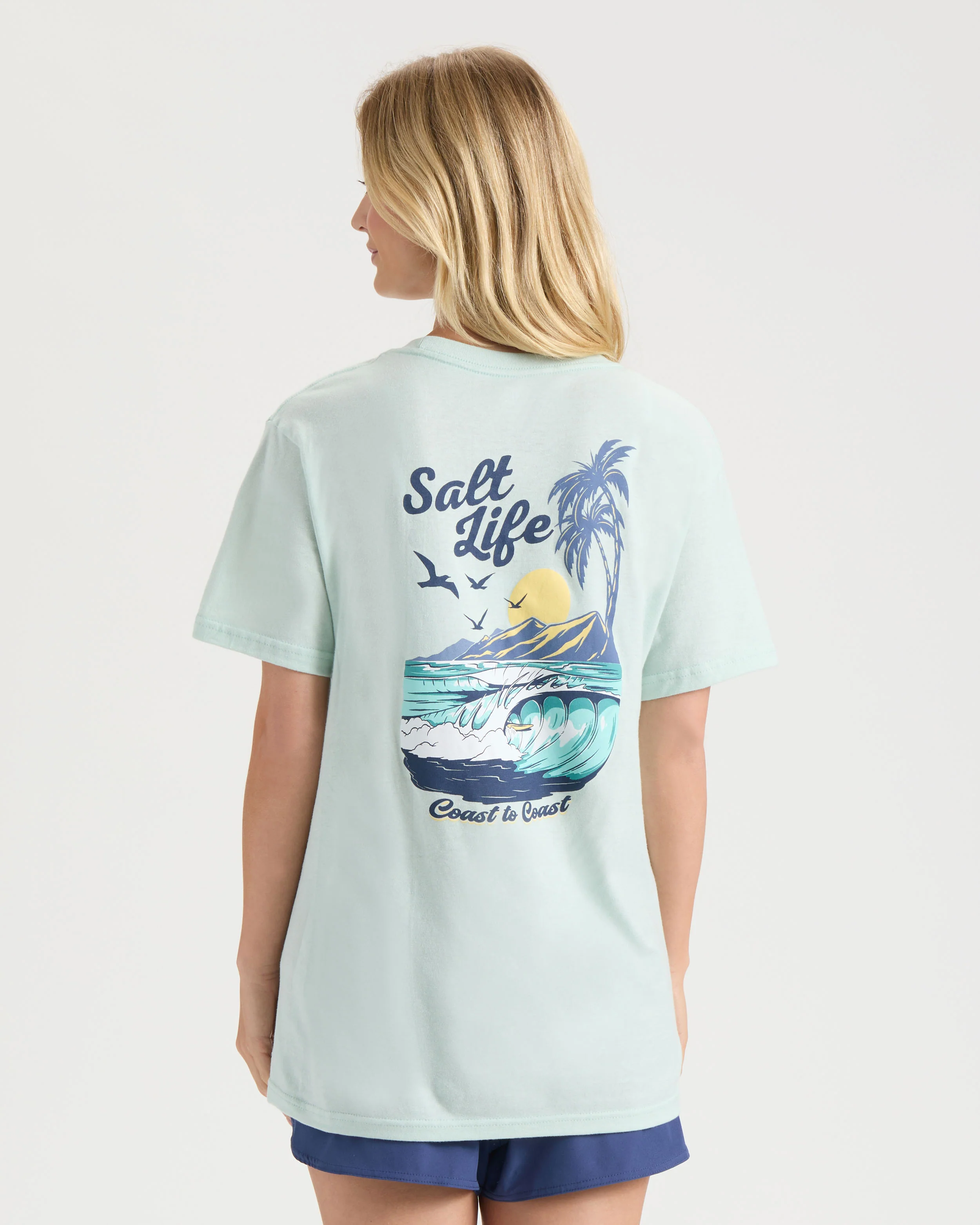 Women's Coastal Break V-neck Tee