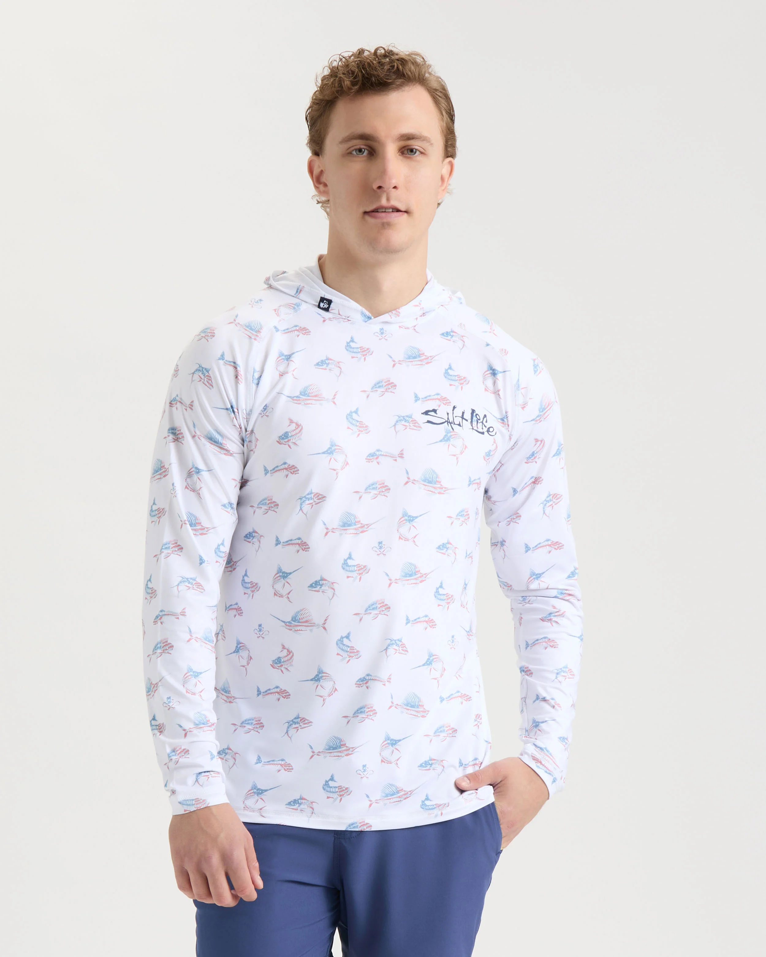 Men's Fish N Bones Americana Hoodie