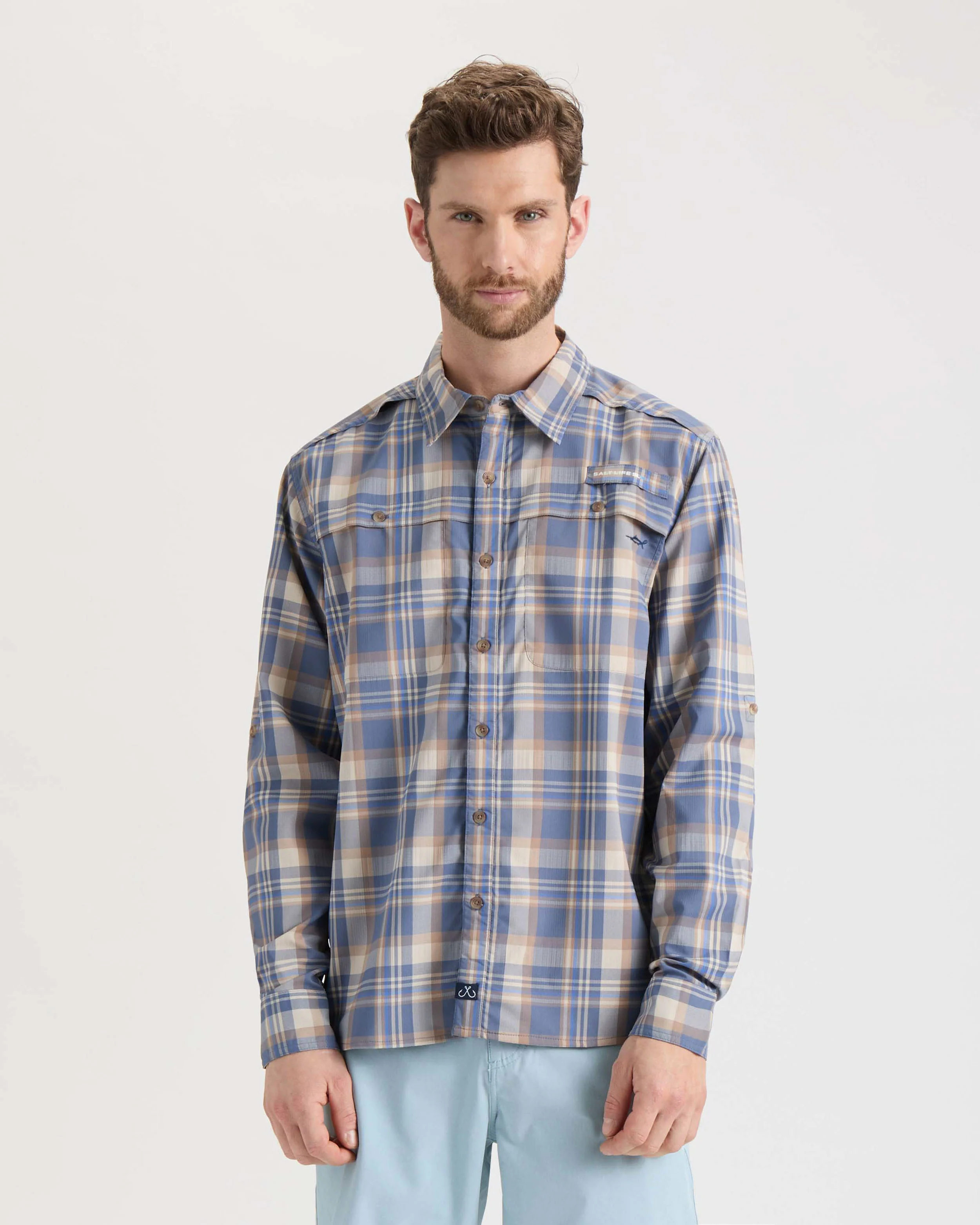 Men's Breezers Long Sleeve Performance SLX Shirt