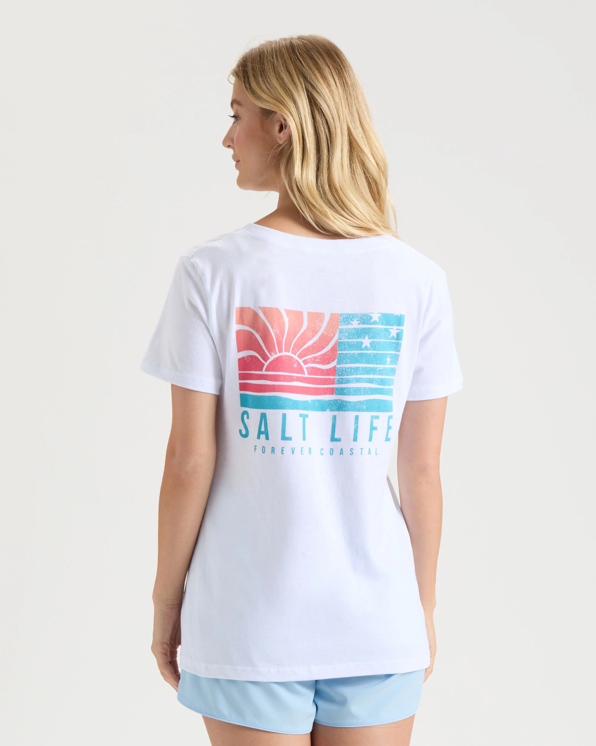 Women's Forever Coastal V-neck Tee