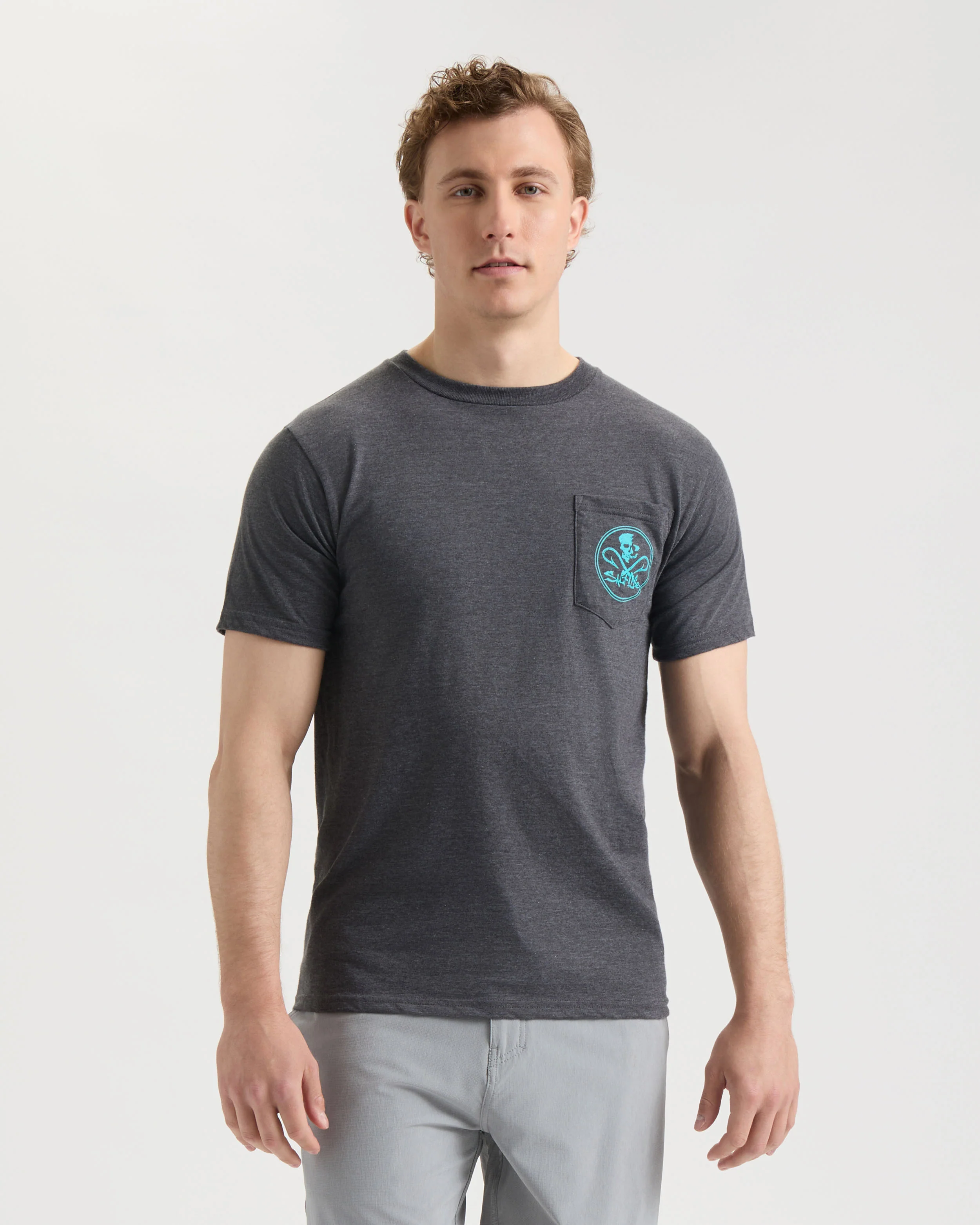 Men's Skull and Hooks Short Sleeve Shirt