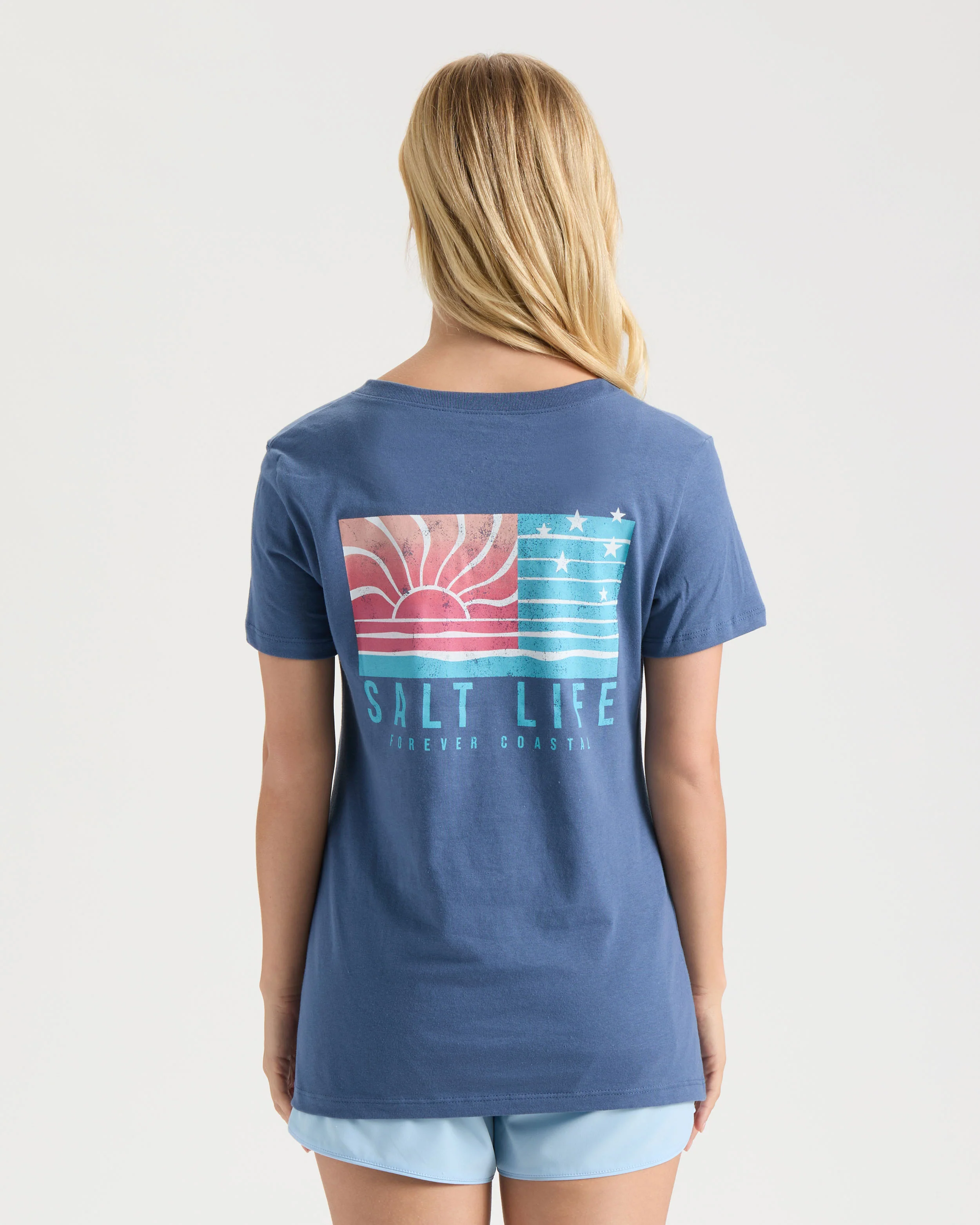 Women's Forever Coastal V-neck Tee