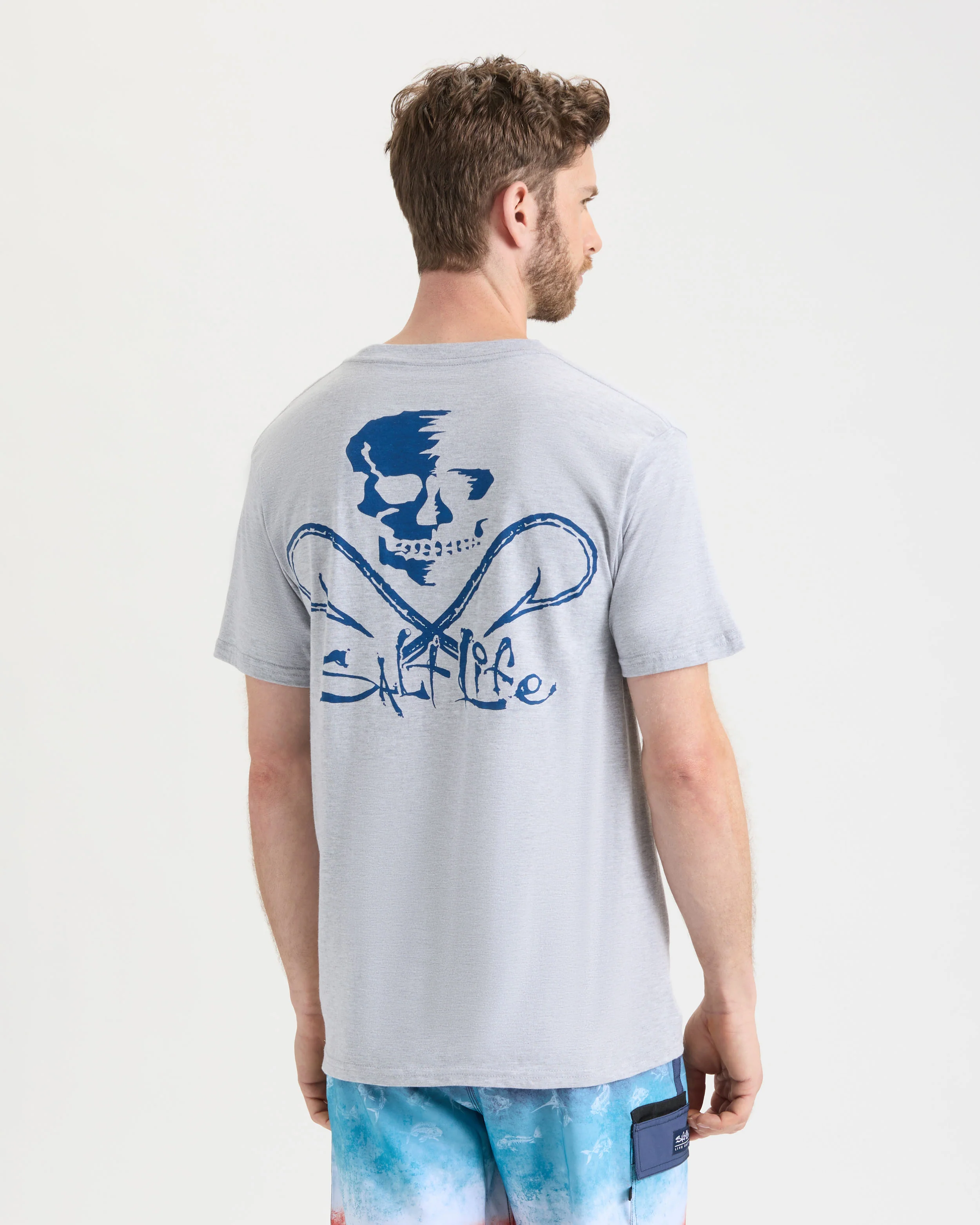 Men's Skull and Hooks Short Sleeve Shirt