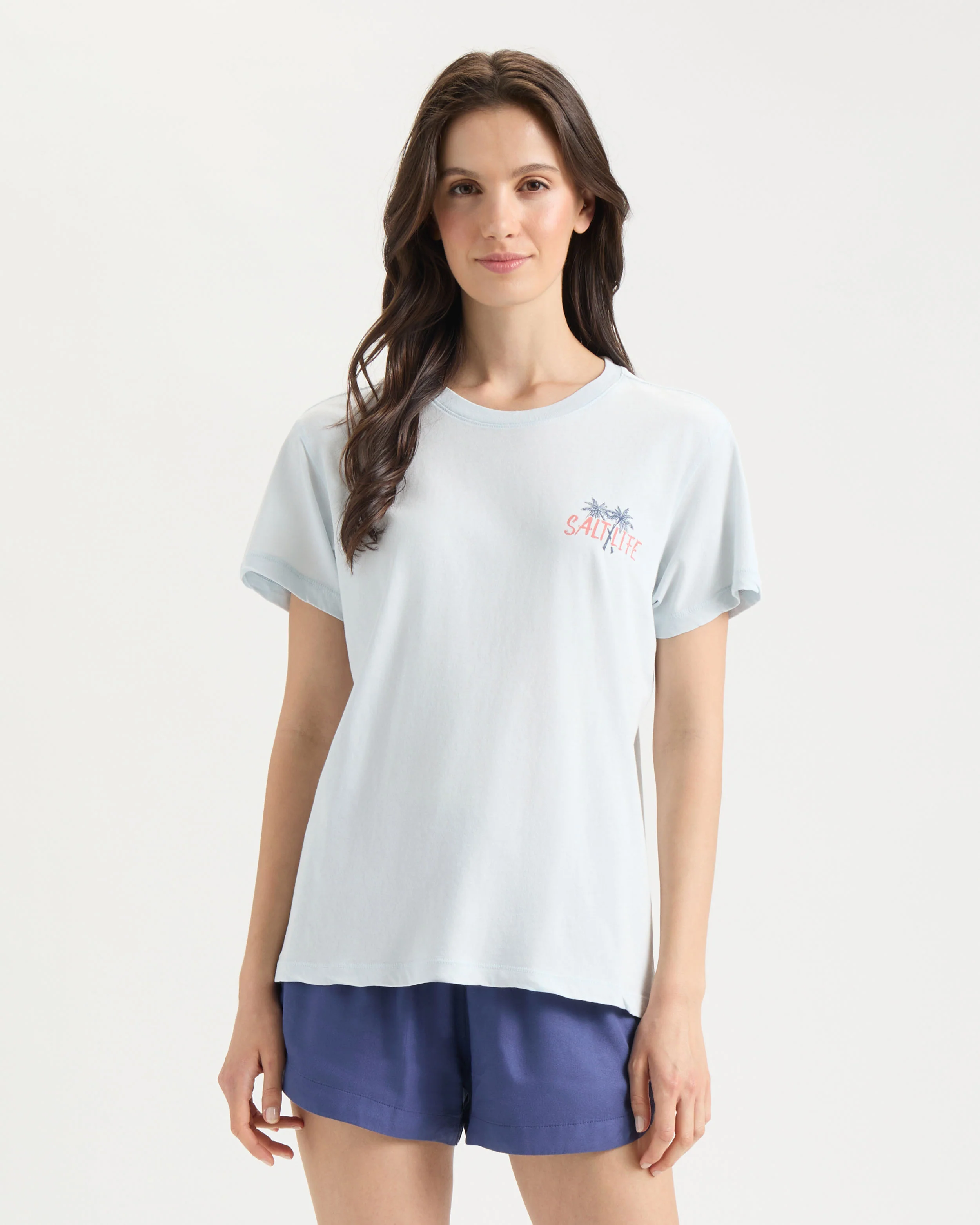 Women's Blue Tides Short Sleeve Shirt