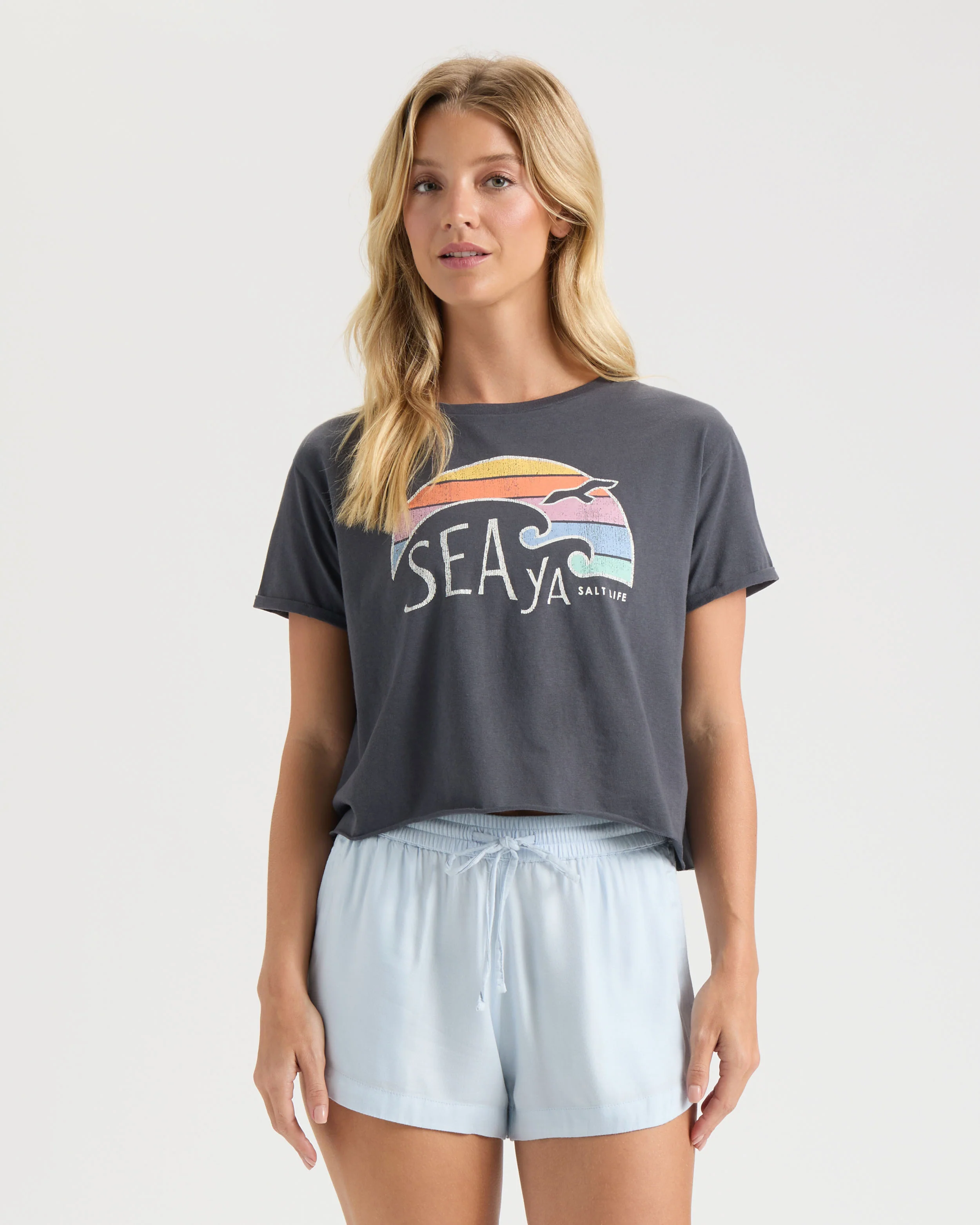 Women's Sea Ya Cropped Shirt