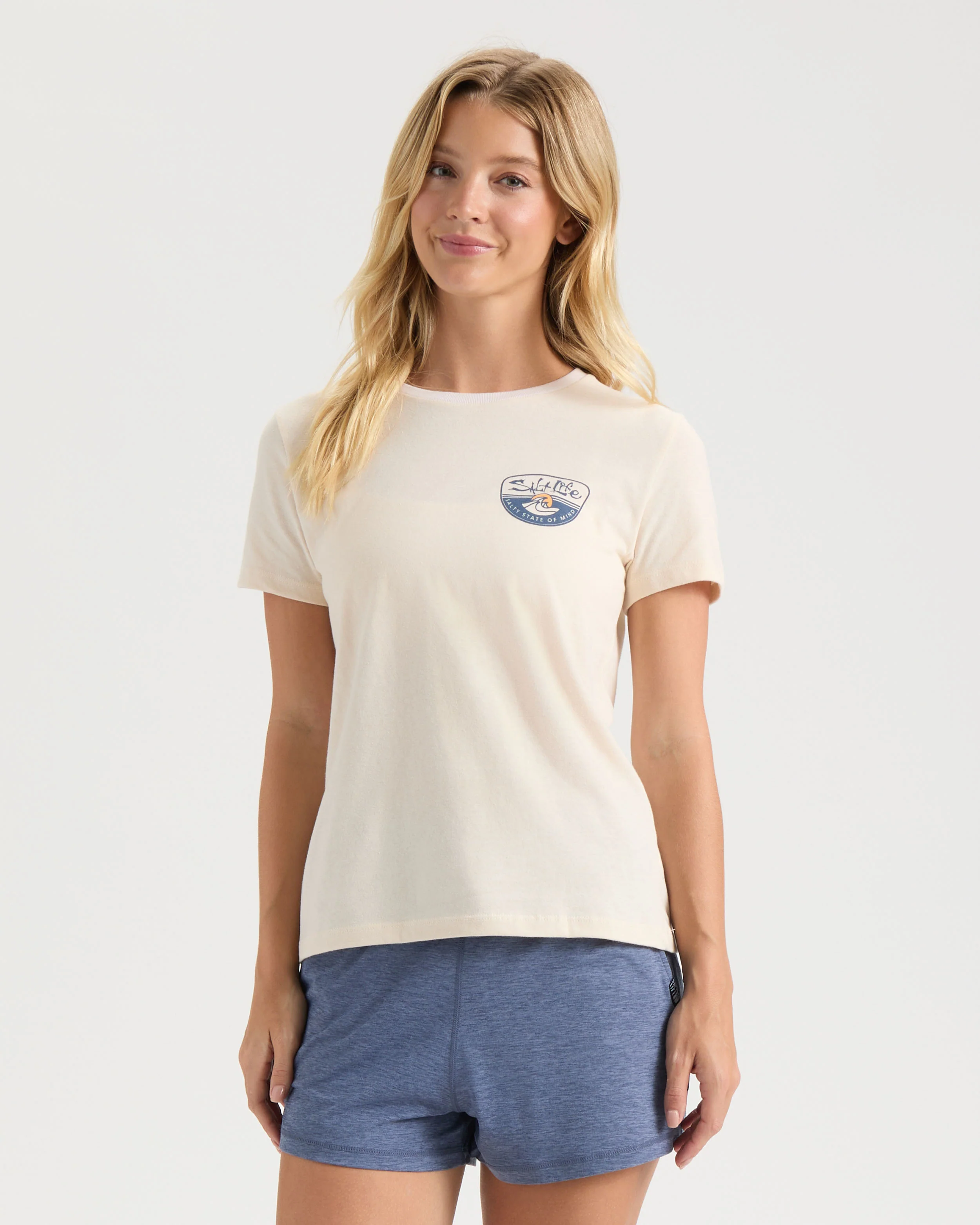 Women's Daily Wave Short Sleeve Shirt