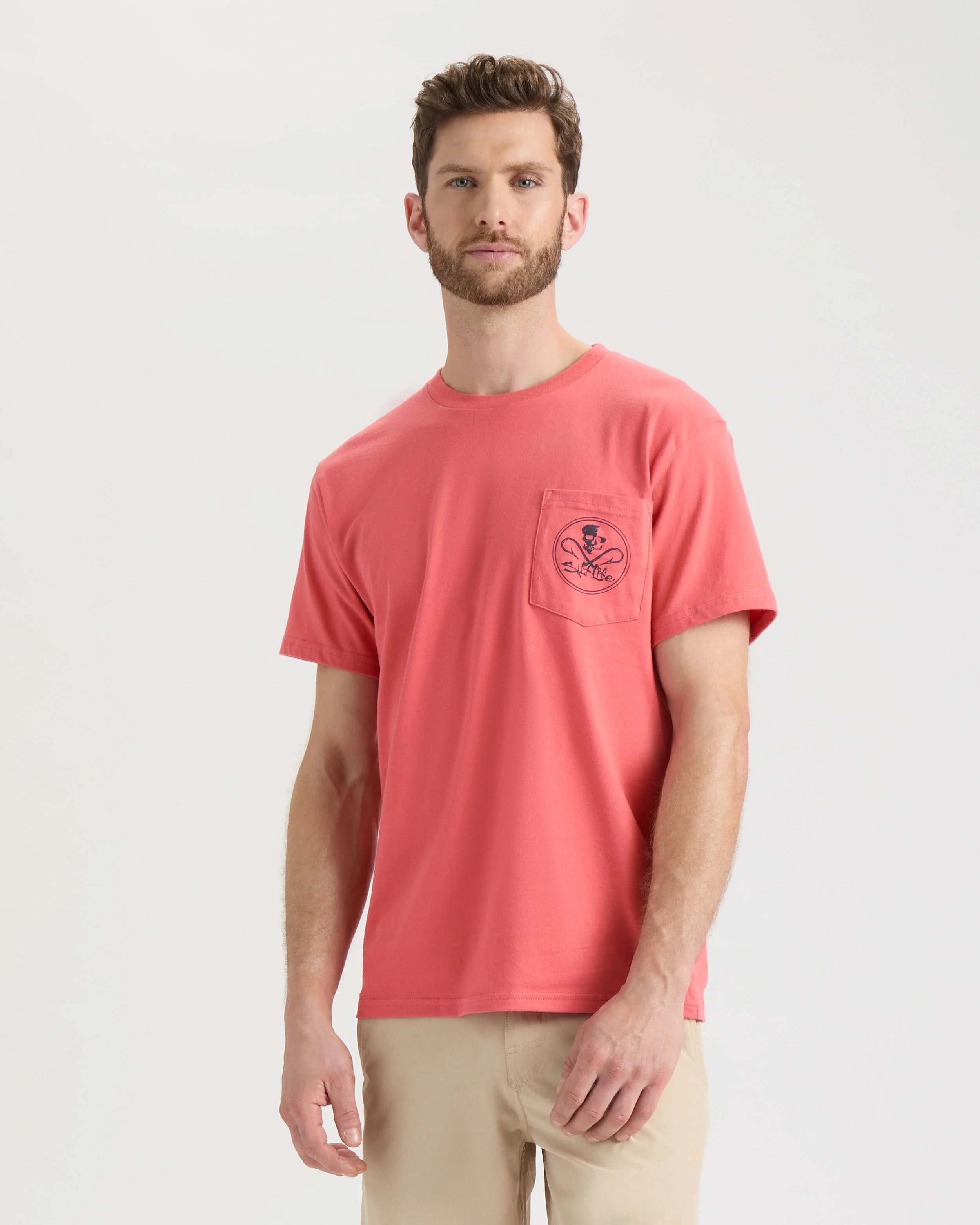 Men's Skull and Hooks Short Sleeve Shirt