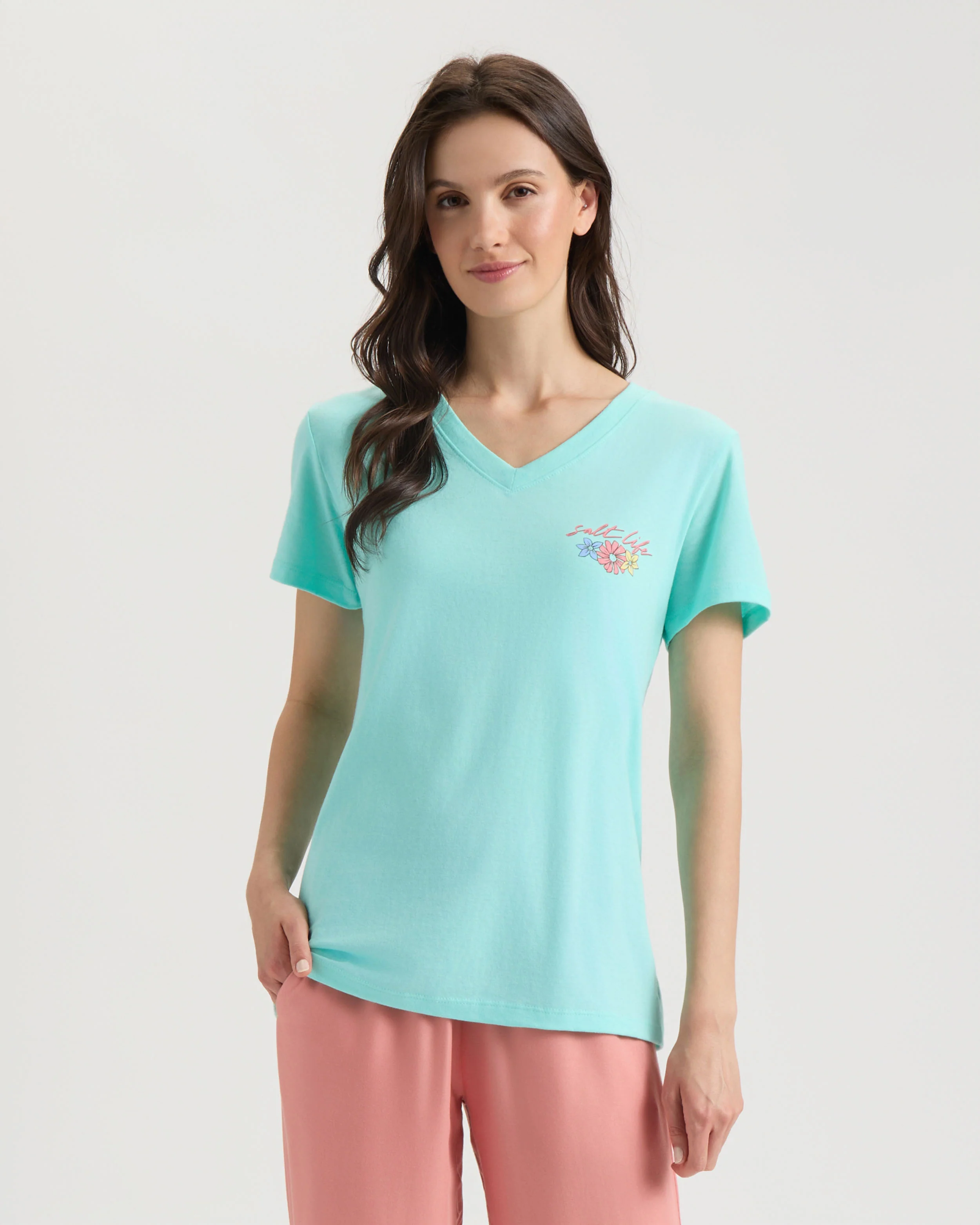 Women's Honu V-Neck Short Sleeve Shirt