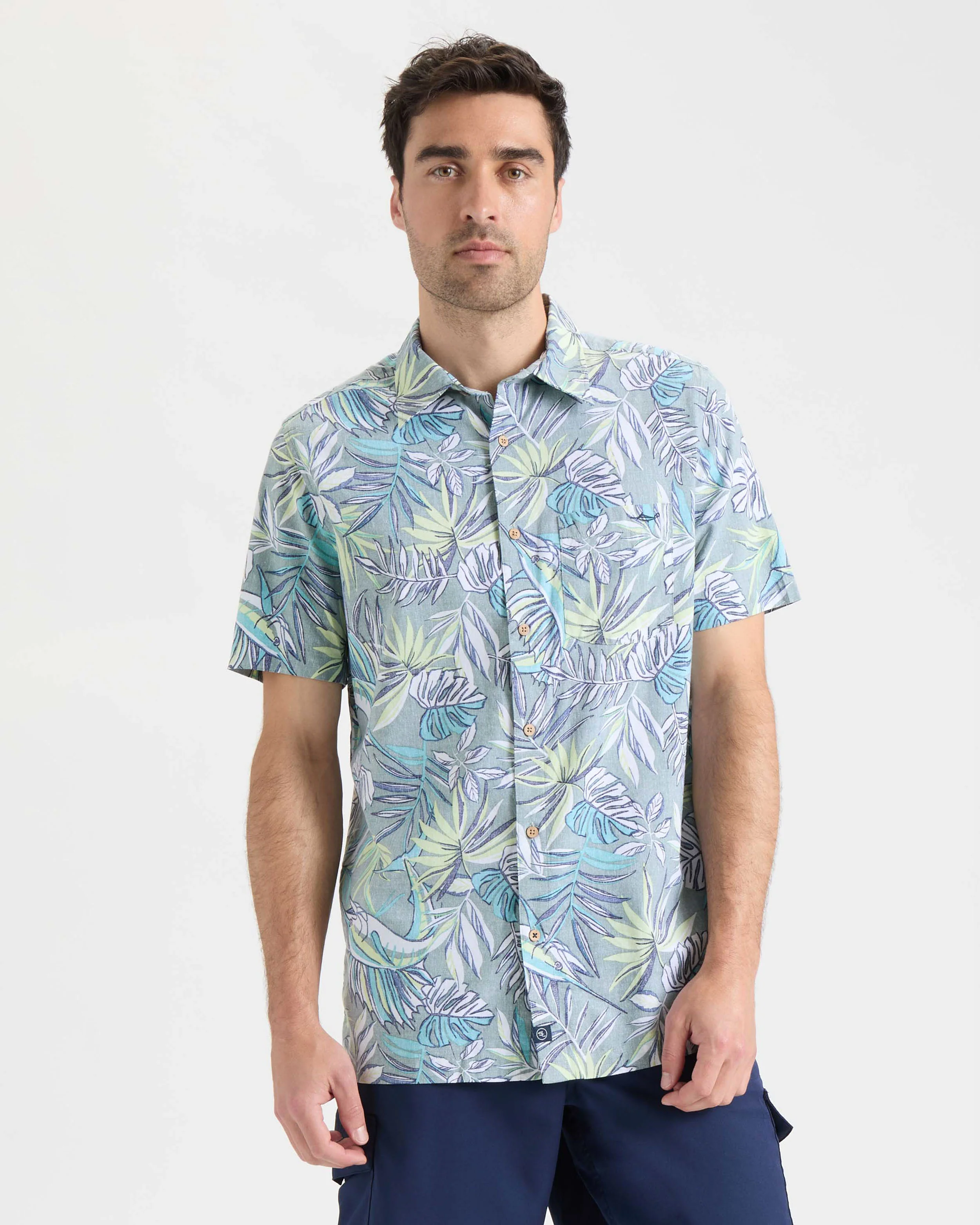 Men's Lush Canopy Woven Short Sleeve Shirt