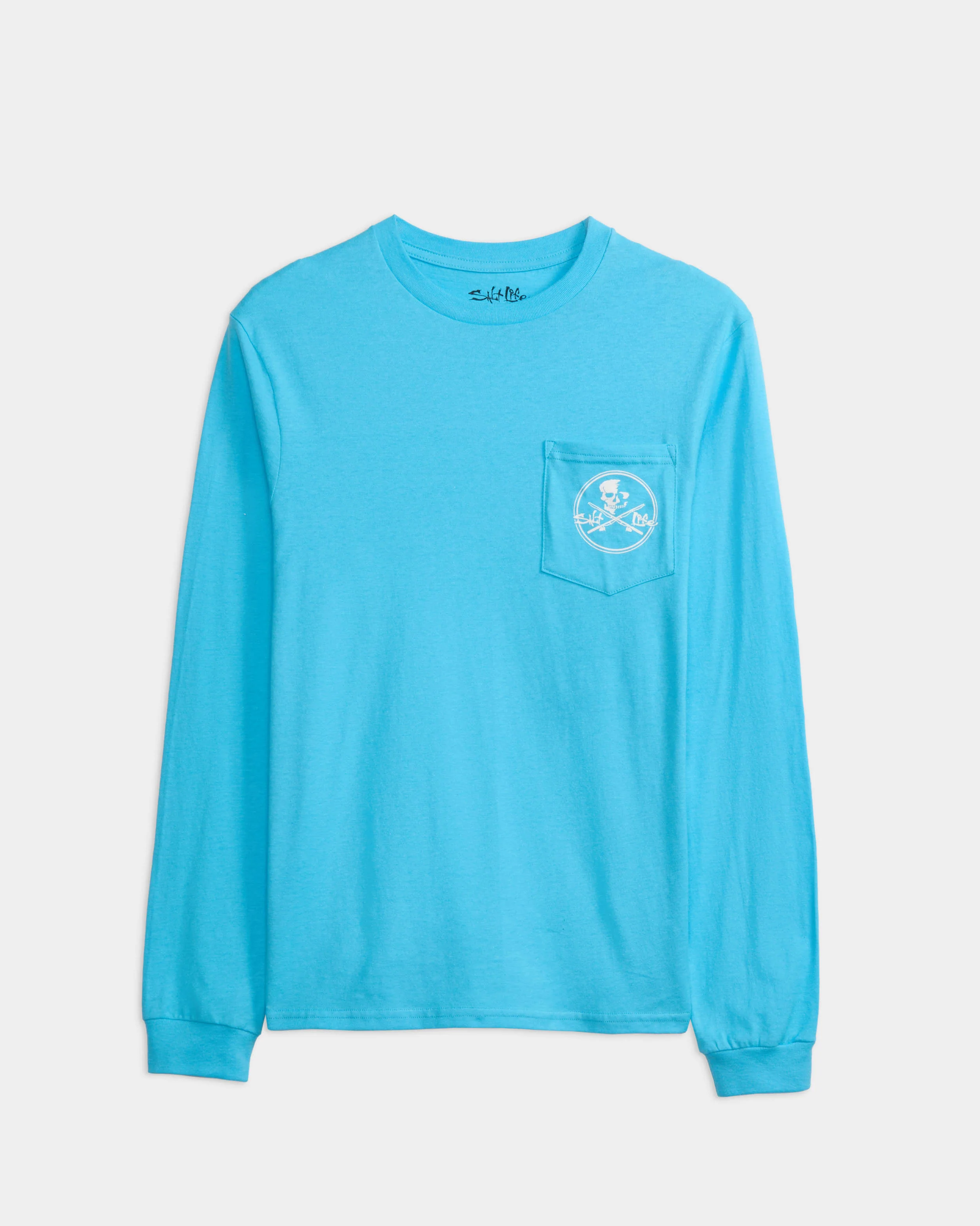 Men's Skull and Poles Long Sleeve Shirt