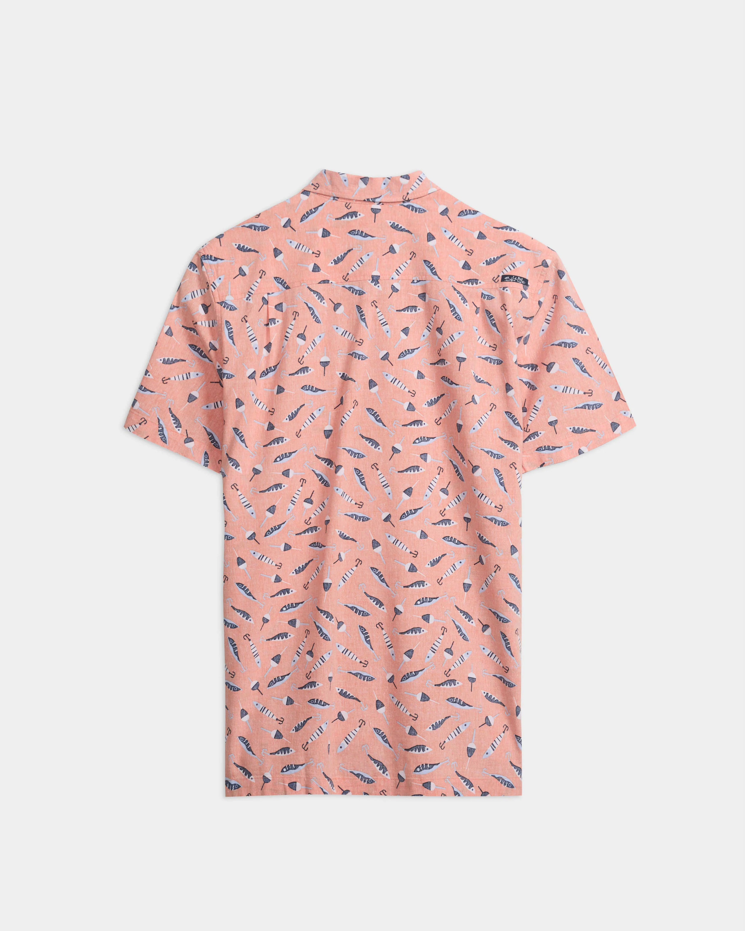 Men's Tempting Tackle Woven Short Sleeve Shirt