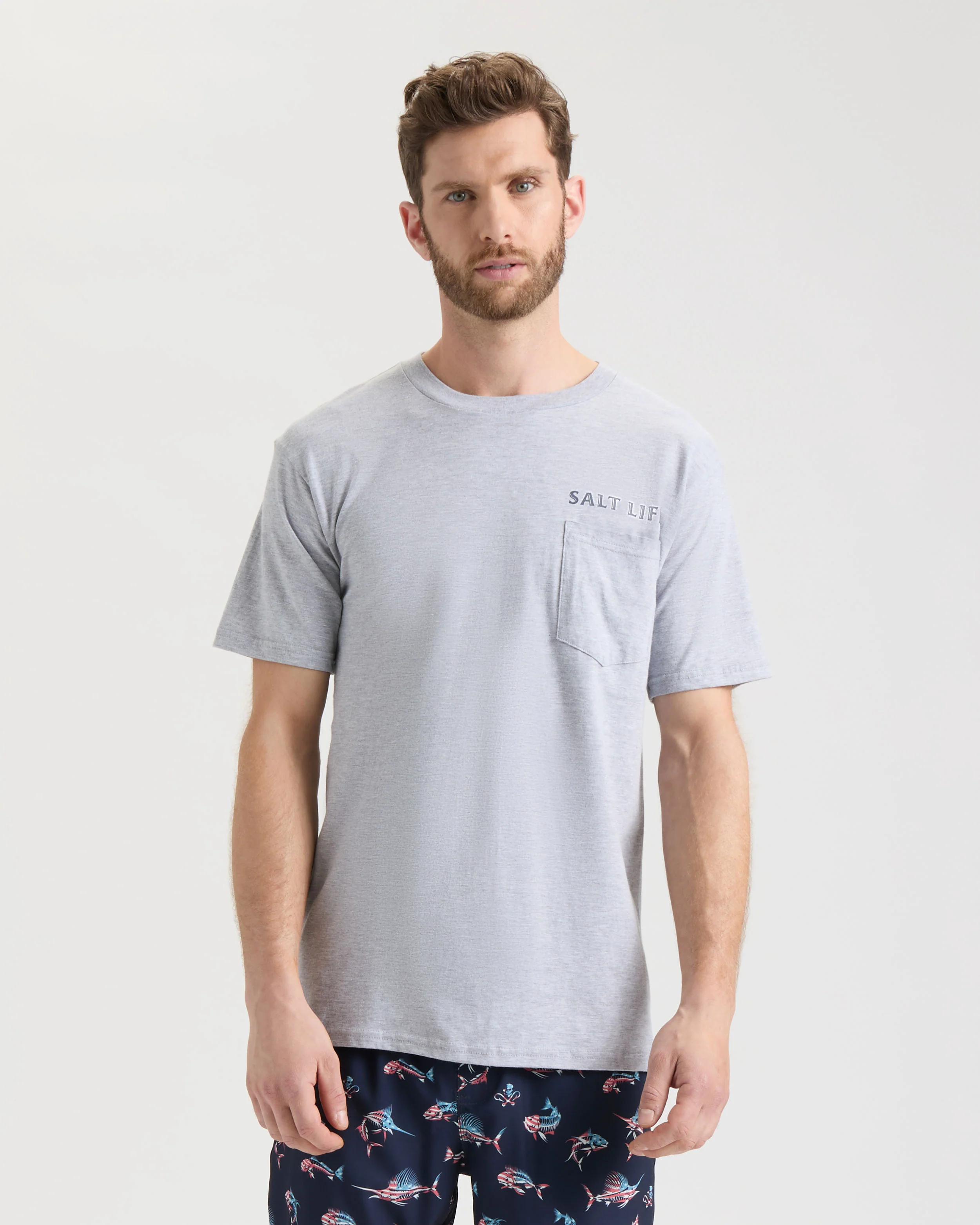 Men's Salty Honor Bones Short Sleeve Shirt