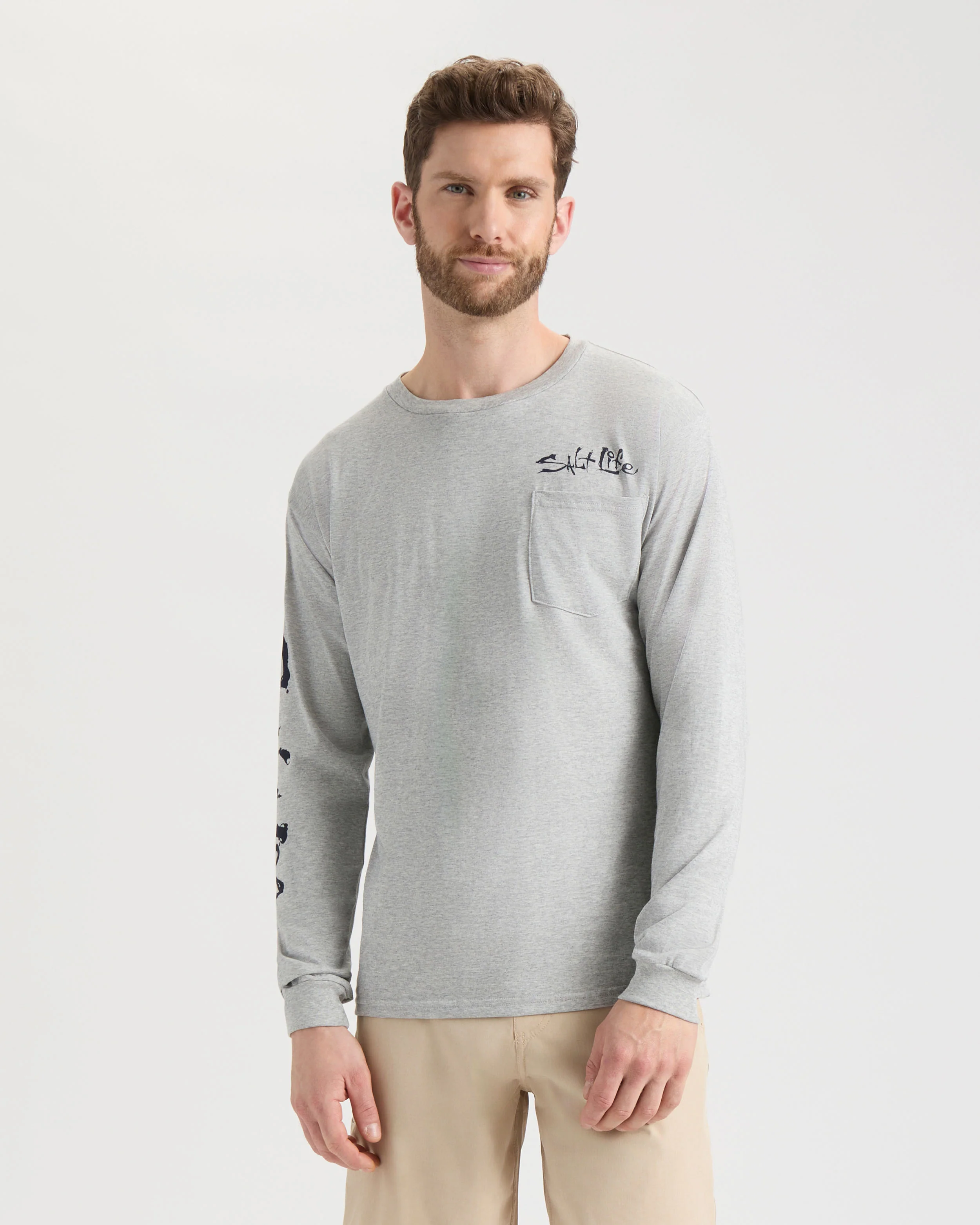 Men's Bushel N' Beers Long Sleeve Shirt