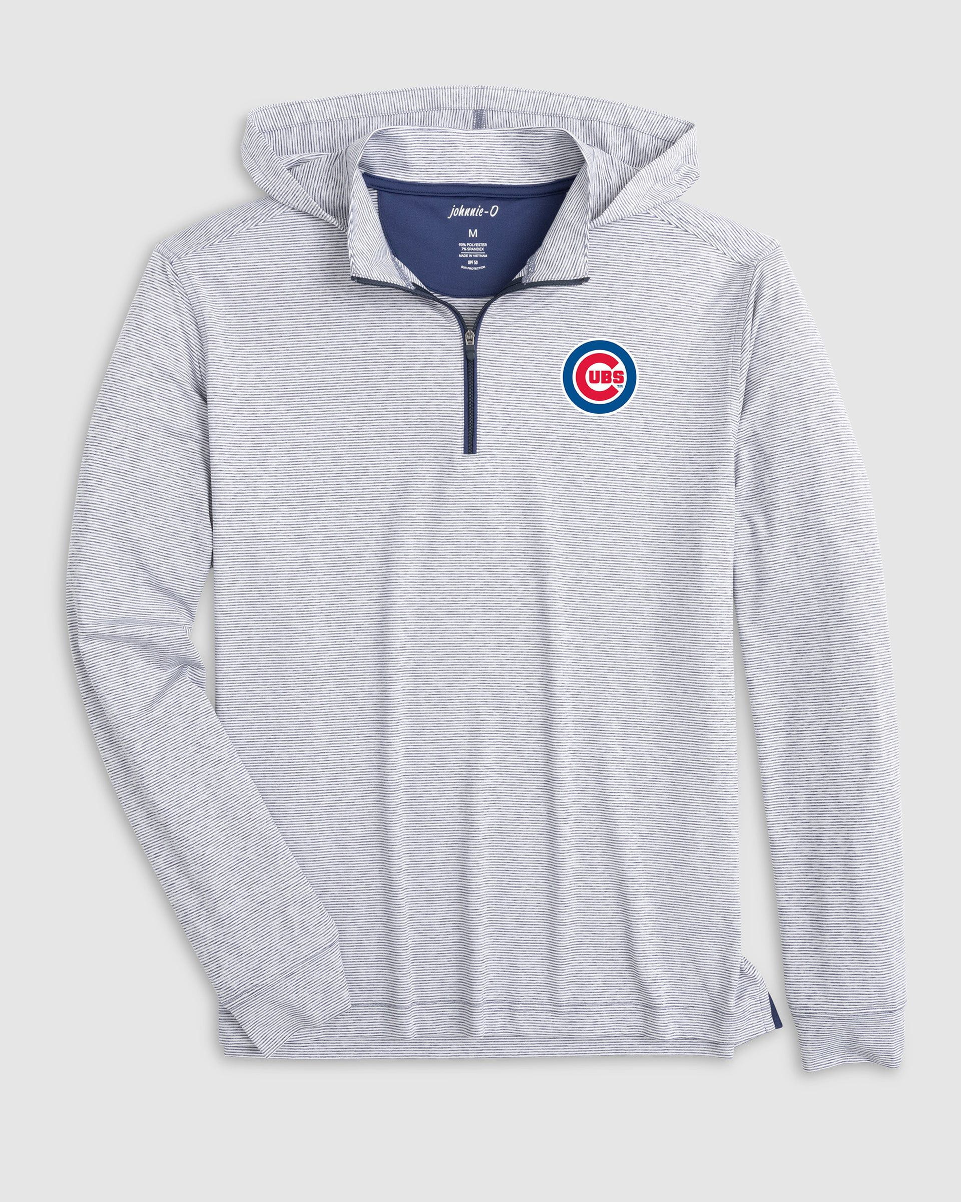 Chicago Cubs Hybrid Performance 1/4 Zip Hoodie