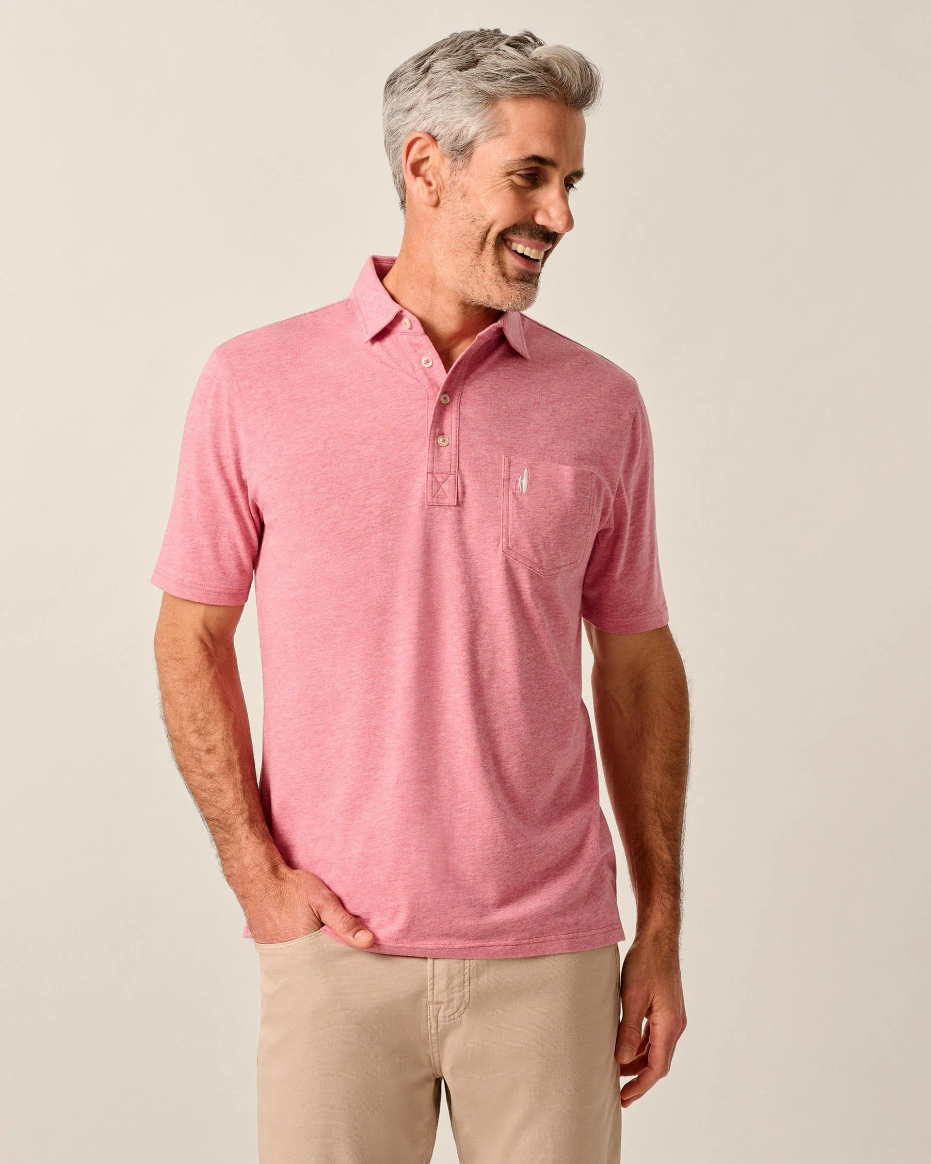 Original 4-Button Polo - Heathered 2.0