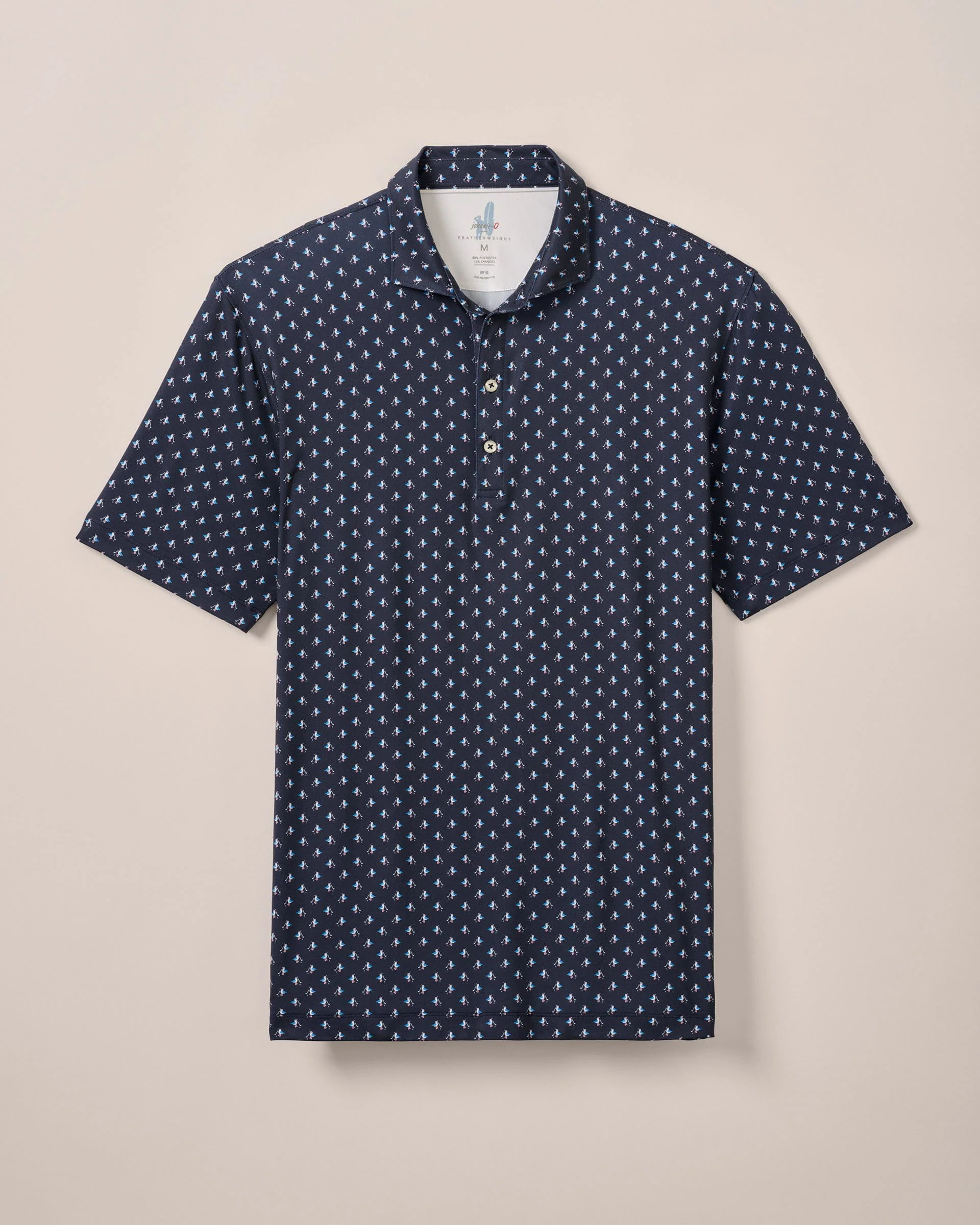 Featherweight Performance Polo - For the Birdies Print