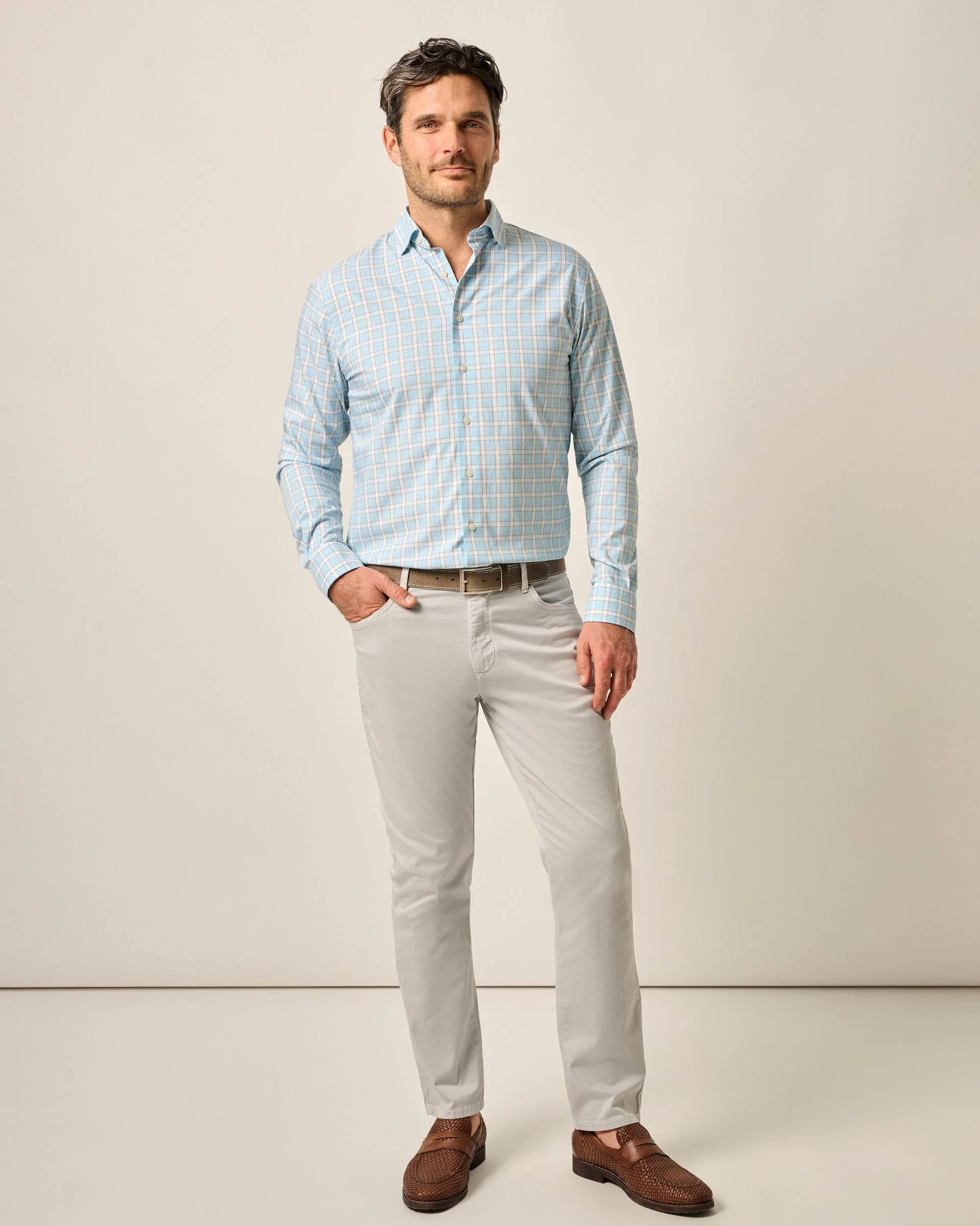 Carmel Sateen 5-Pocket Pants