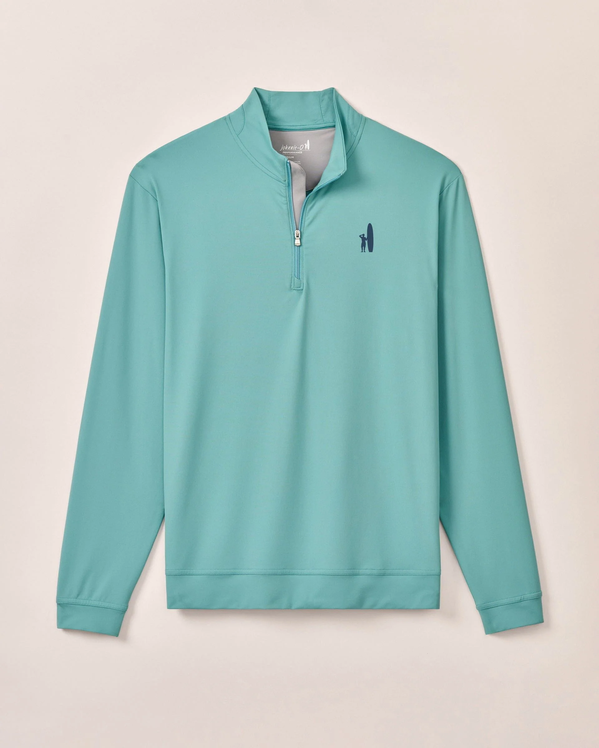 Custom Surfer Logo Motion Performance 1/4 Zip