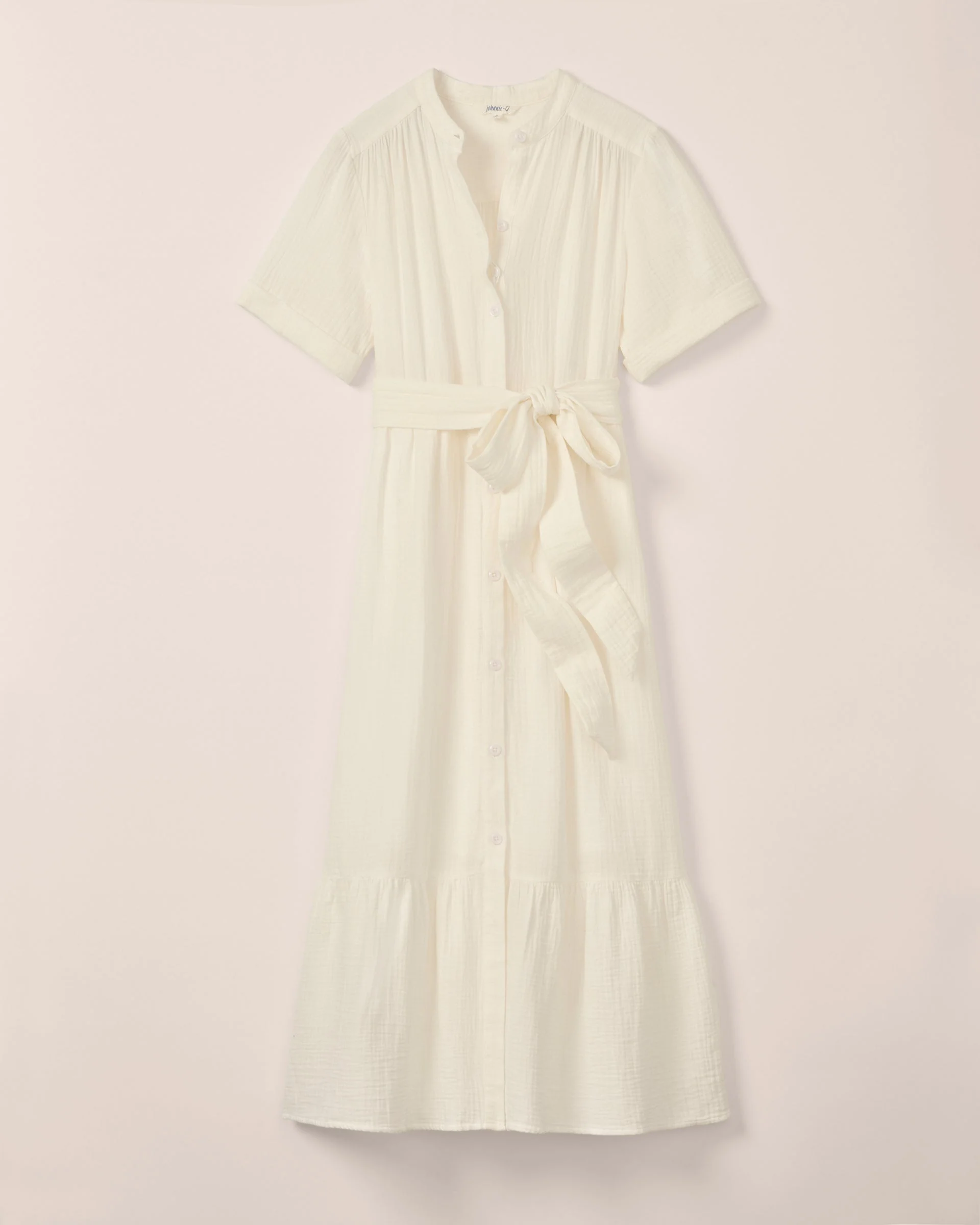 Julie Button Up Cotton Maxi Dress