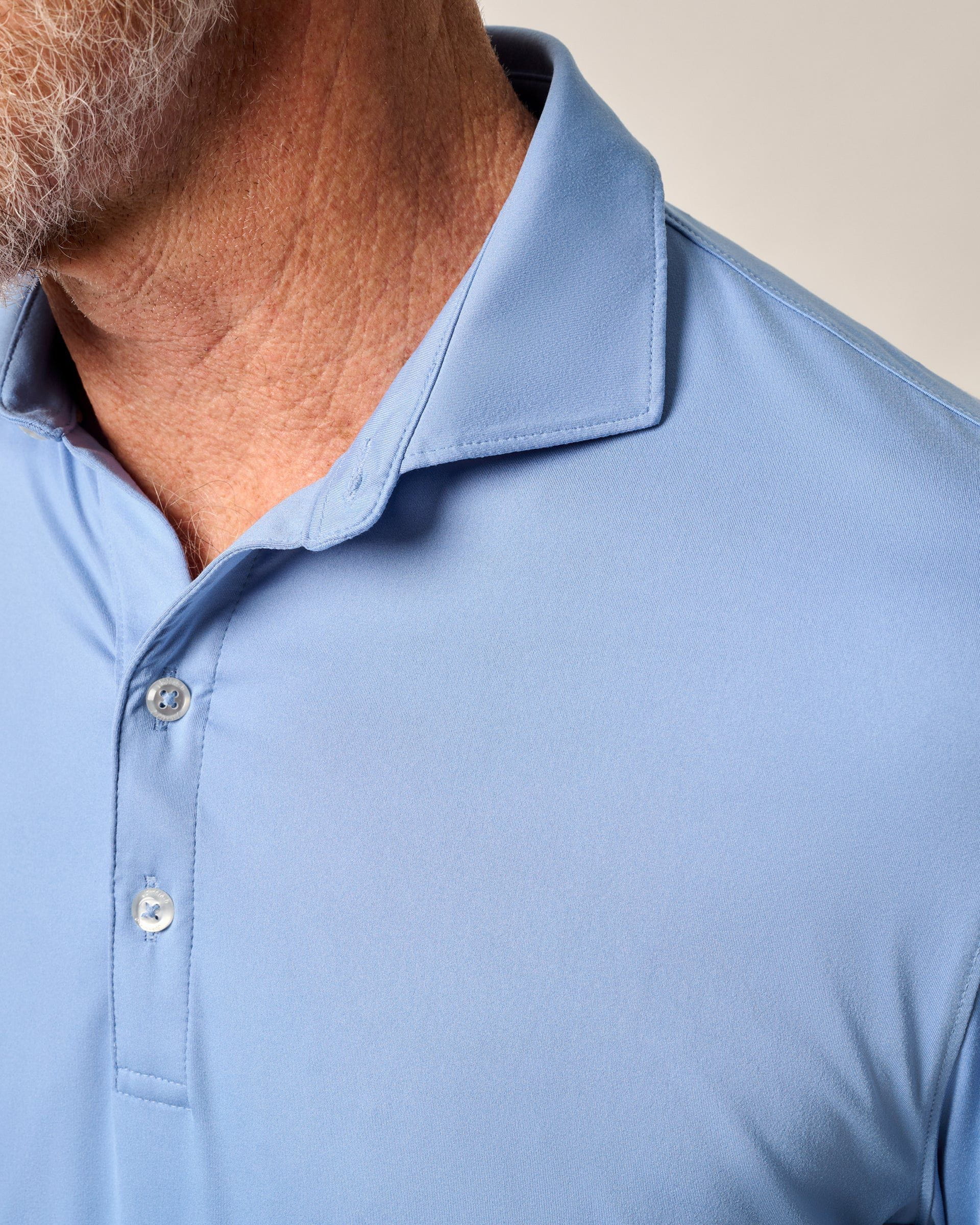 Featherweight Long Sleeve Performance Polo - Swing