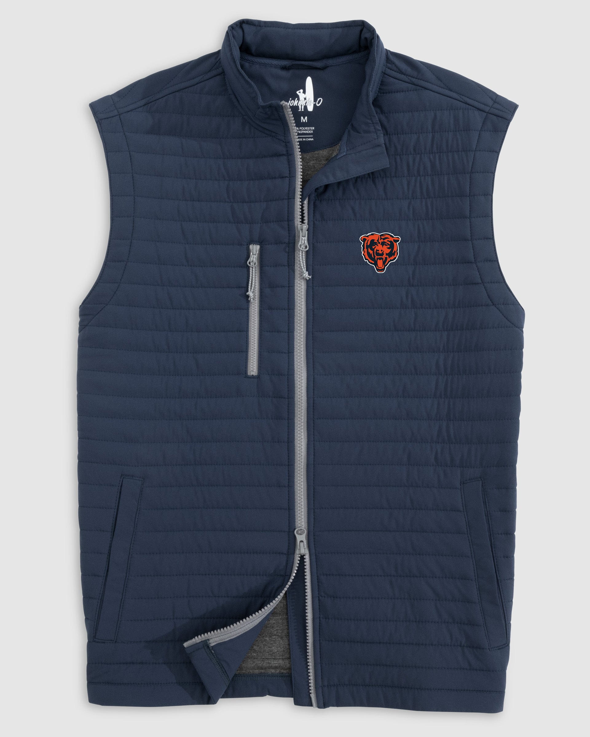 Chicago Bears Crosswind Quilted Performance Vest