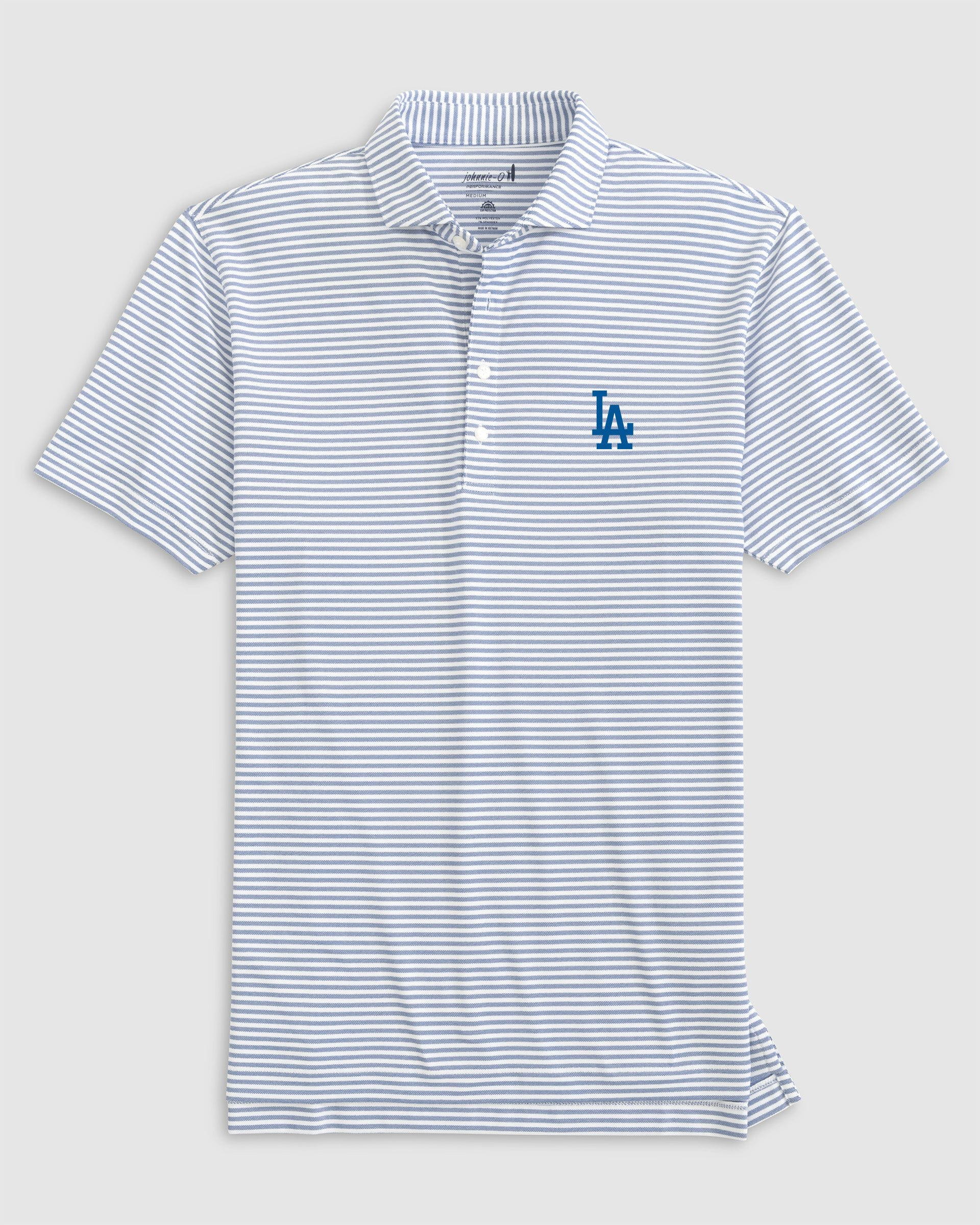 Los Angeles Dodgers Stetsons Performance Mesh Polo