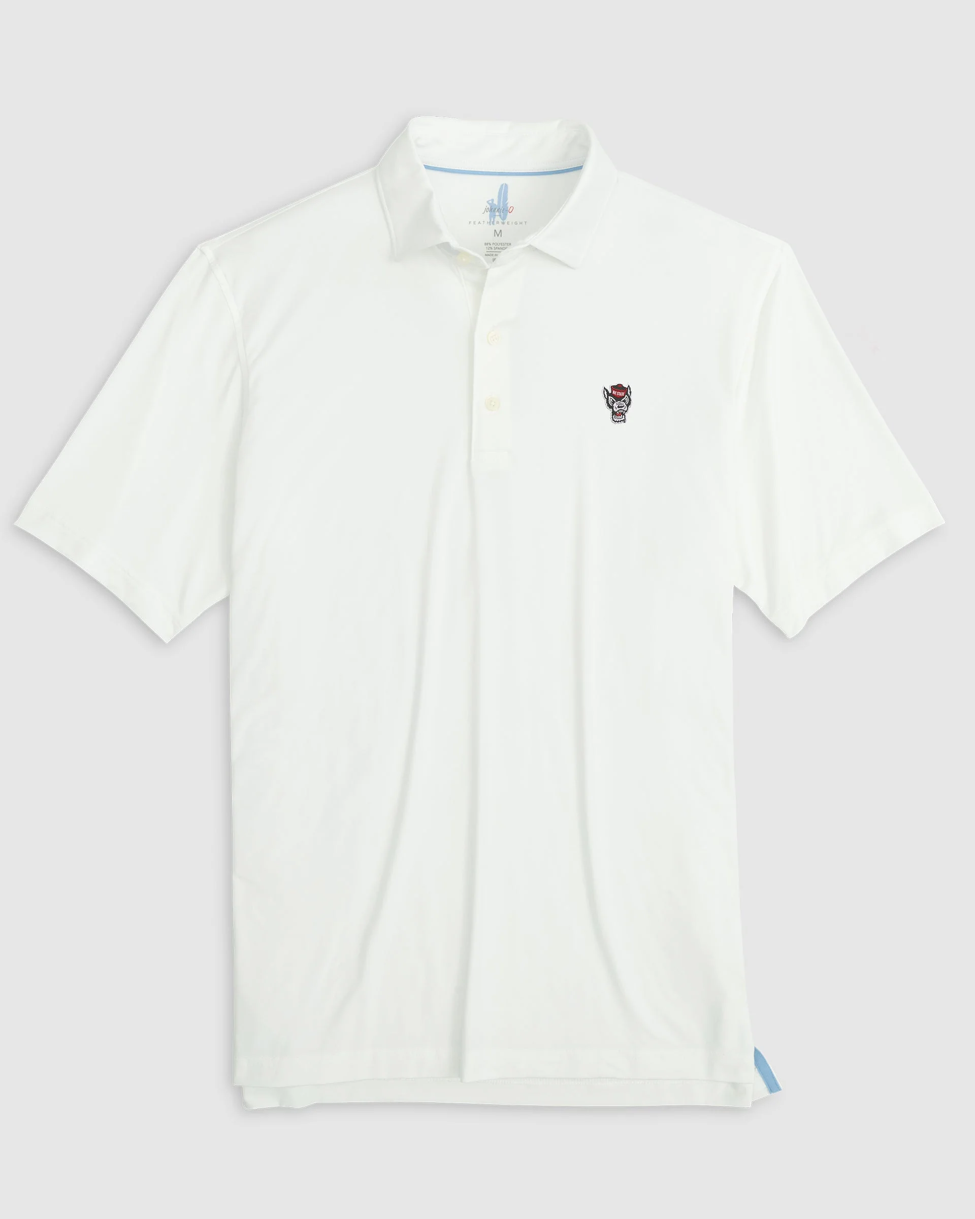 NC State Huronn Featherweight Performance Polo - Wolf Logo