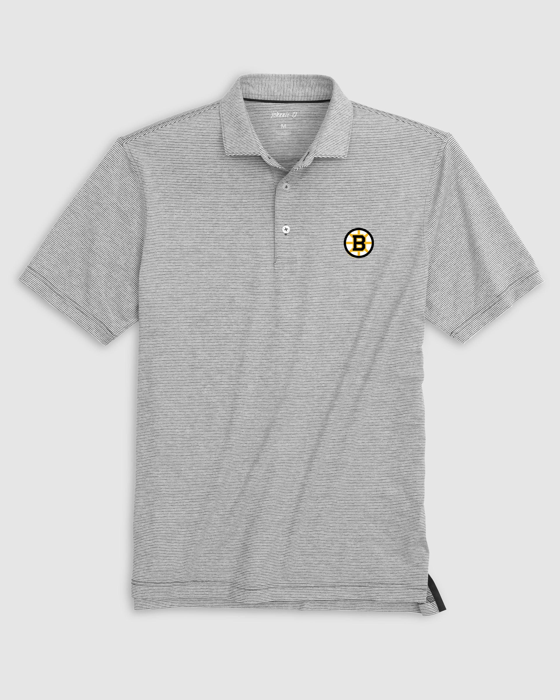 Boston Bruins Lyndonn Striped Jersey Performance Polo