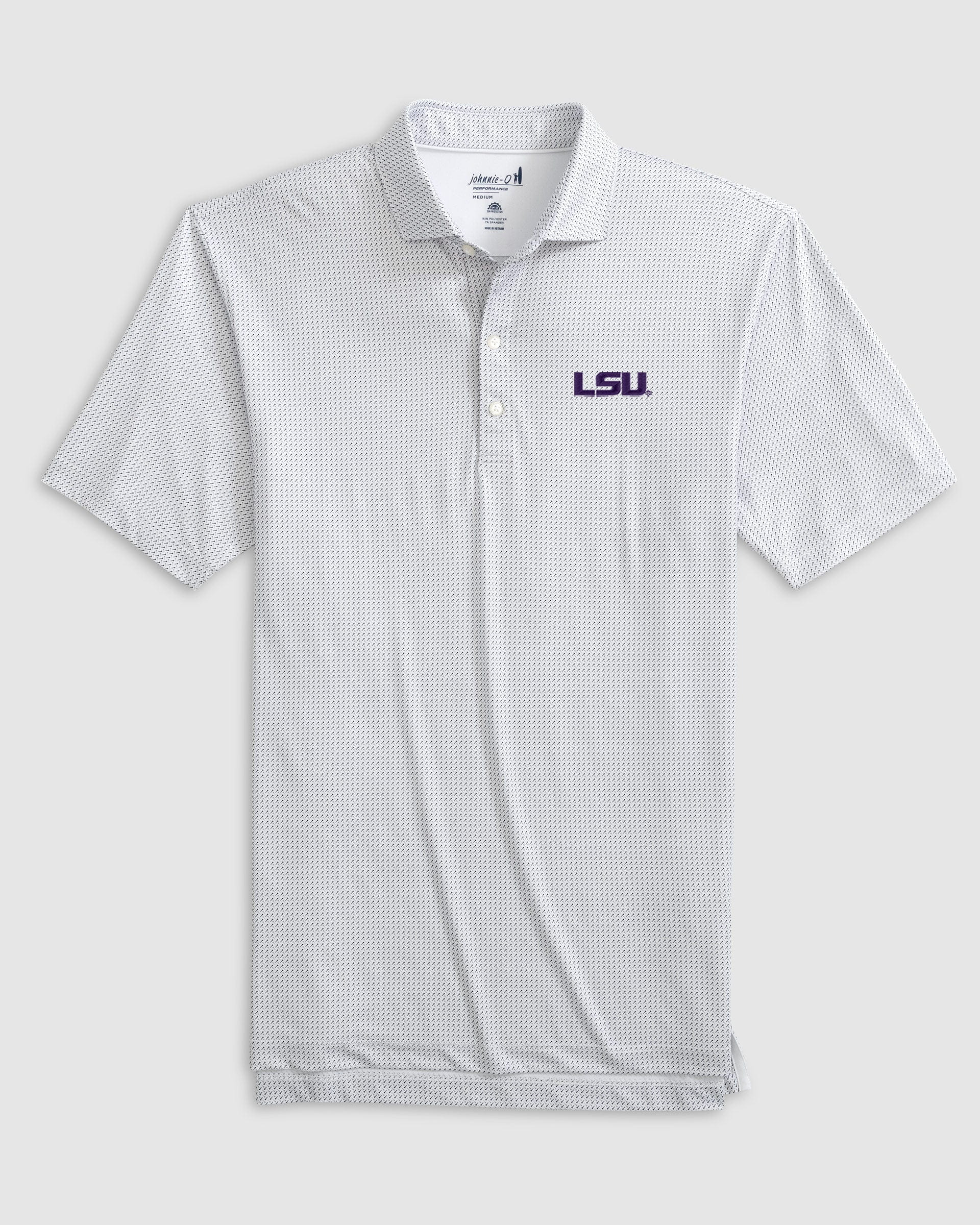 Louisiana State Tee Time Printed Performance Jersey Polo