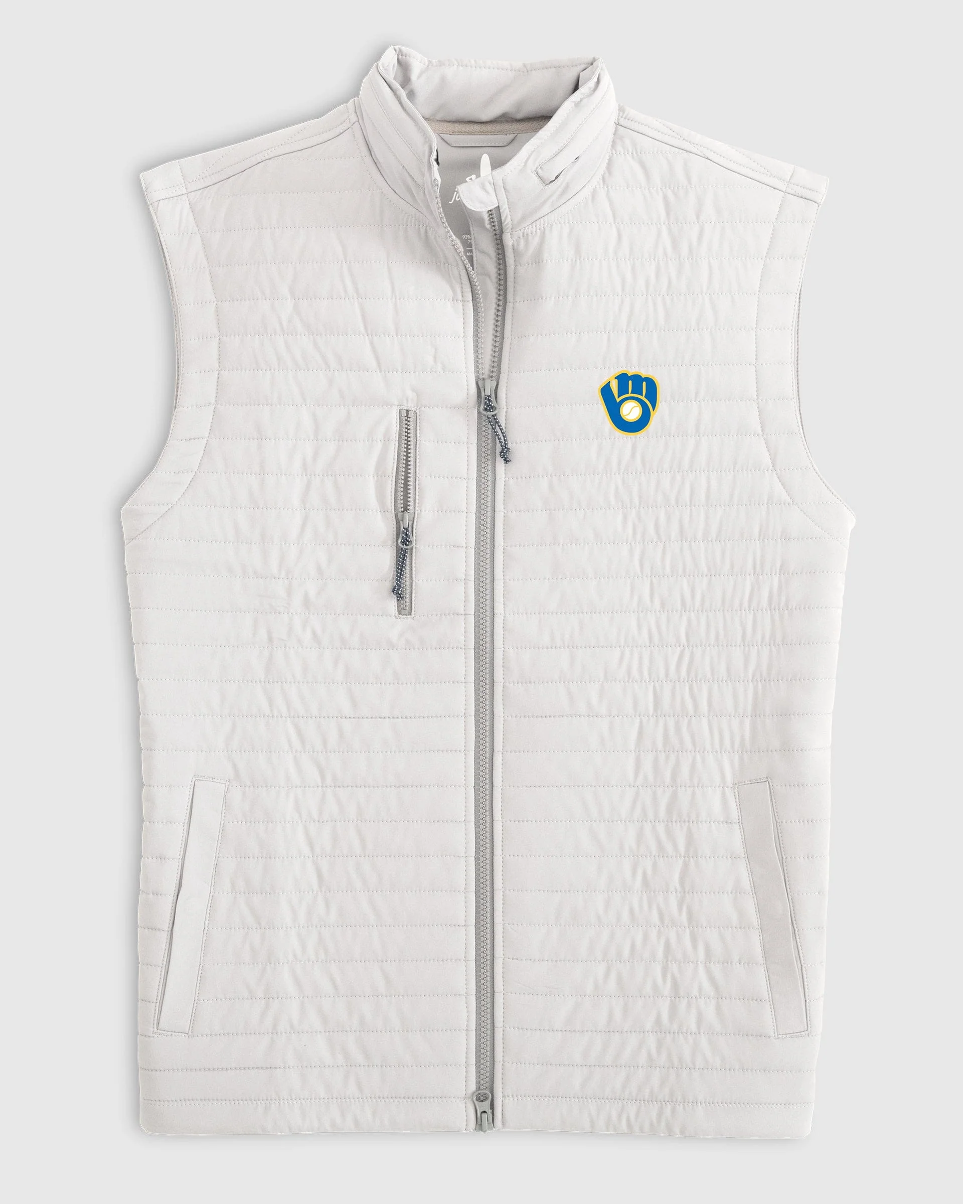 Milwaukee Brewers Crosswind Quilted Performance Vest - Cooperstown Logo