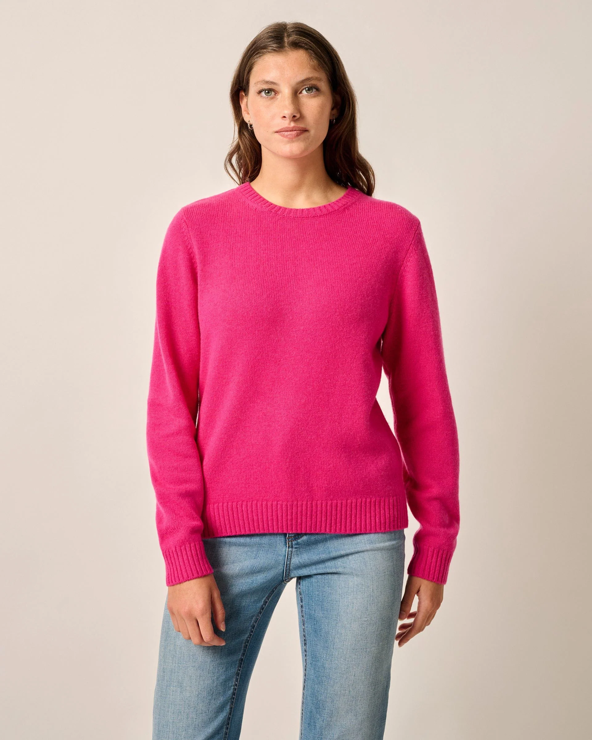 Cashmere Blend Crewneck Sweater