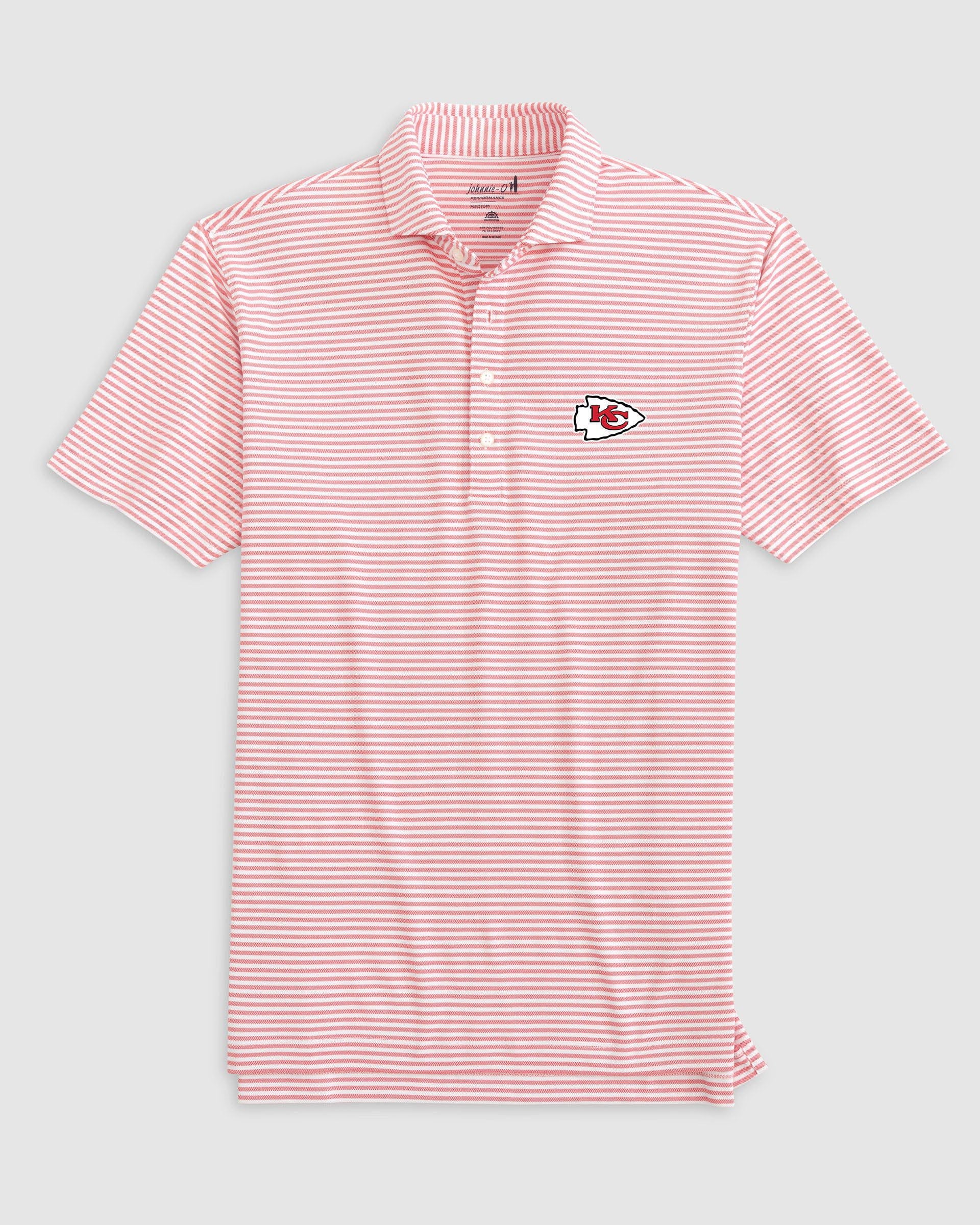 Kansas City Chiefs Stetsons Performance Mesh Polo