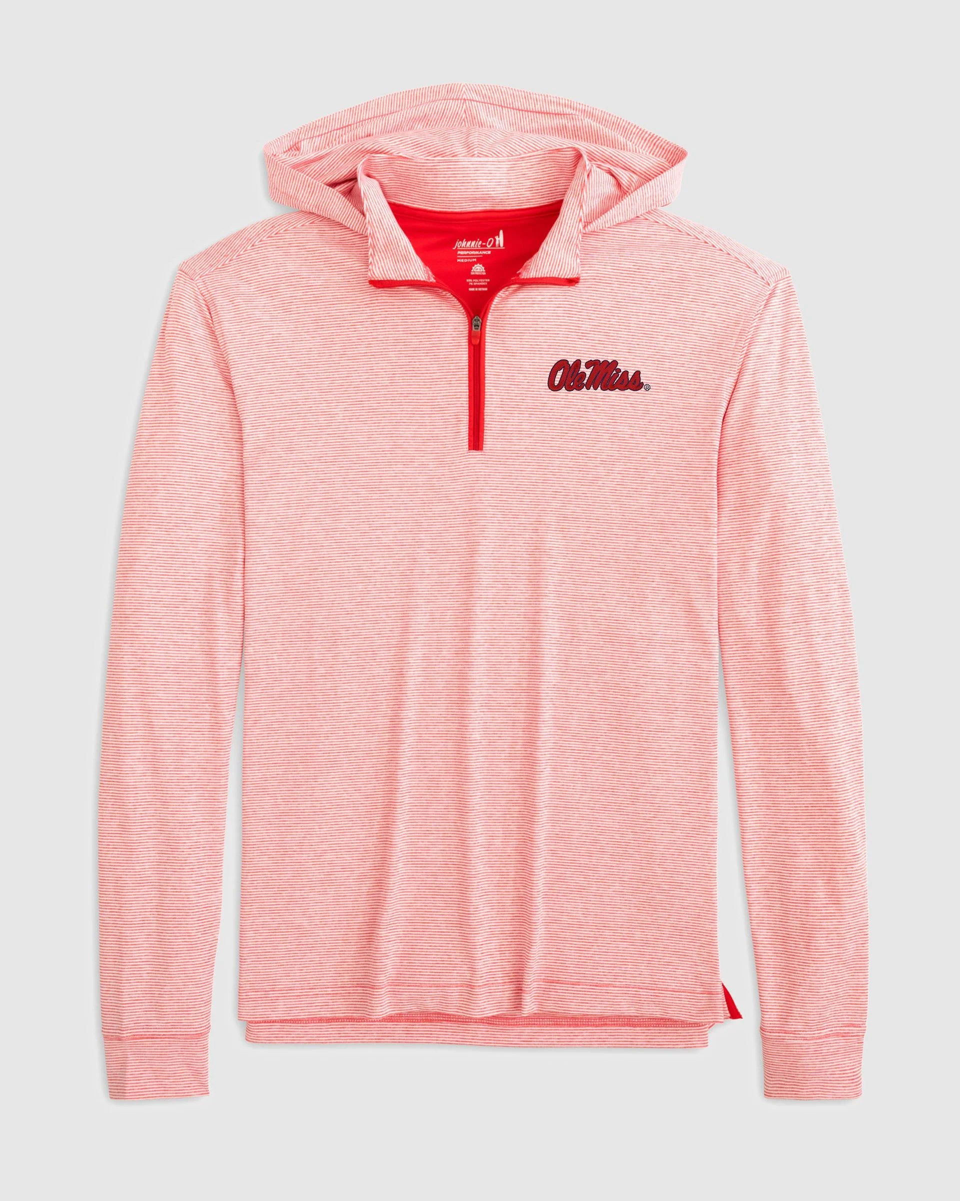 Ole Miss Hybrid Performance 1/4 Zip Hoodie