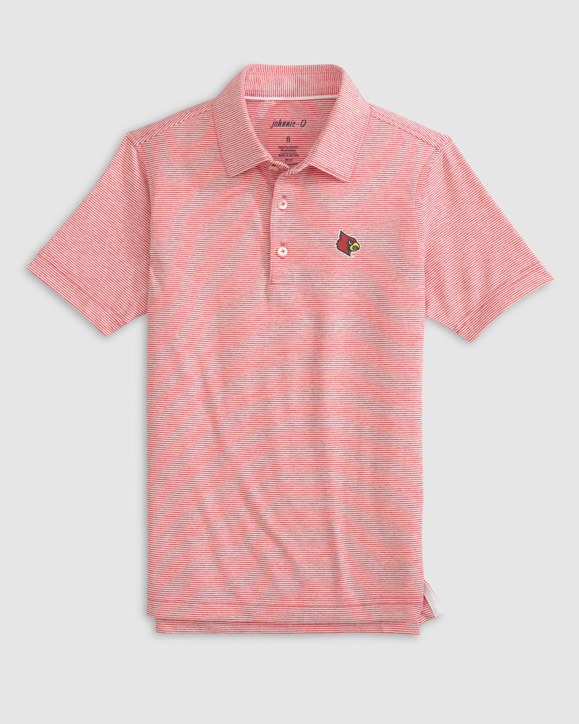 Louisville Lyndonn Jr. Striped Jersey Performance Polo