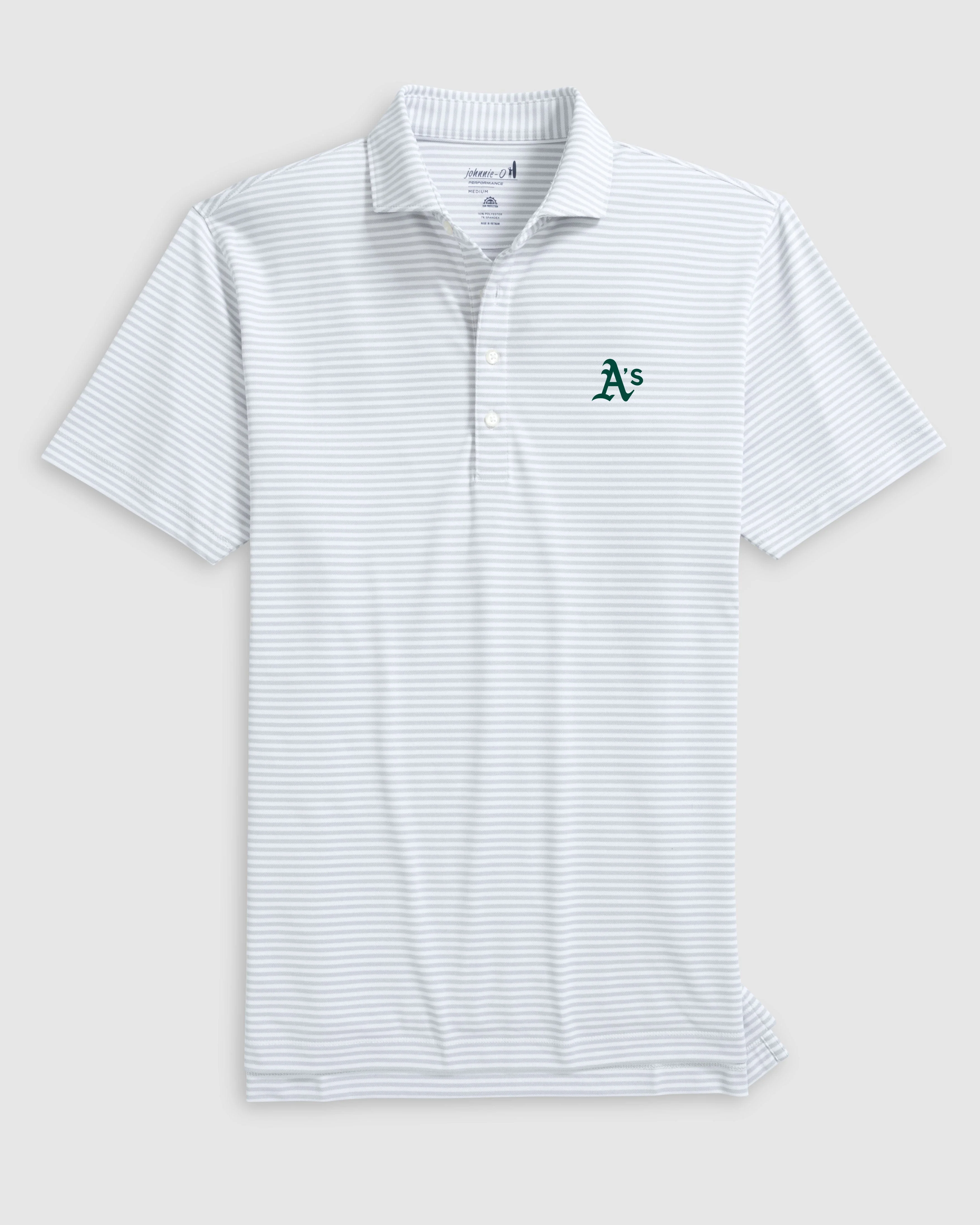 Oakland Athletics Stetsons Performance Mesh Polo