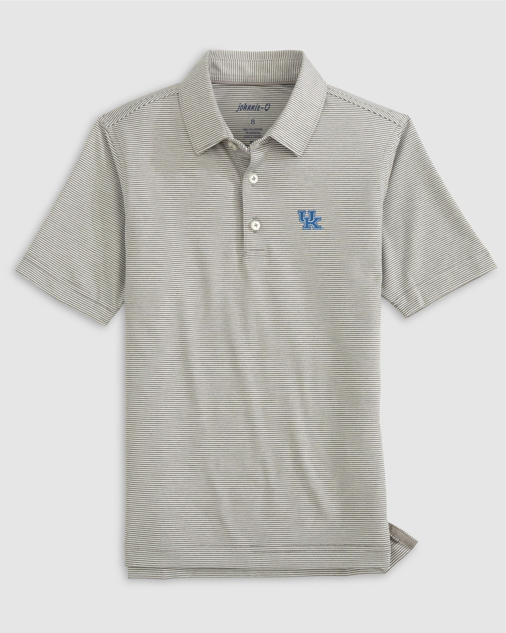 Kentucky Lyndonn Jr. Striped Jersey Performance Polo