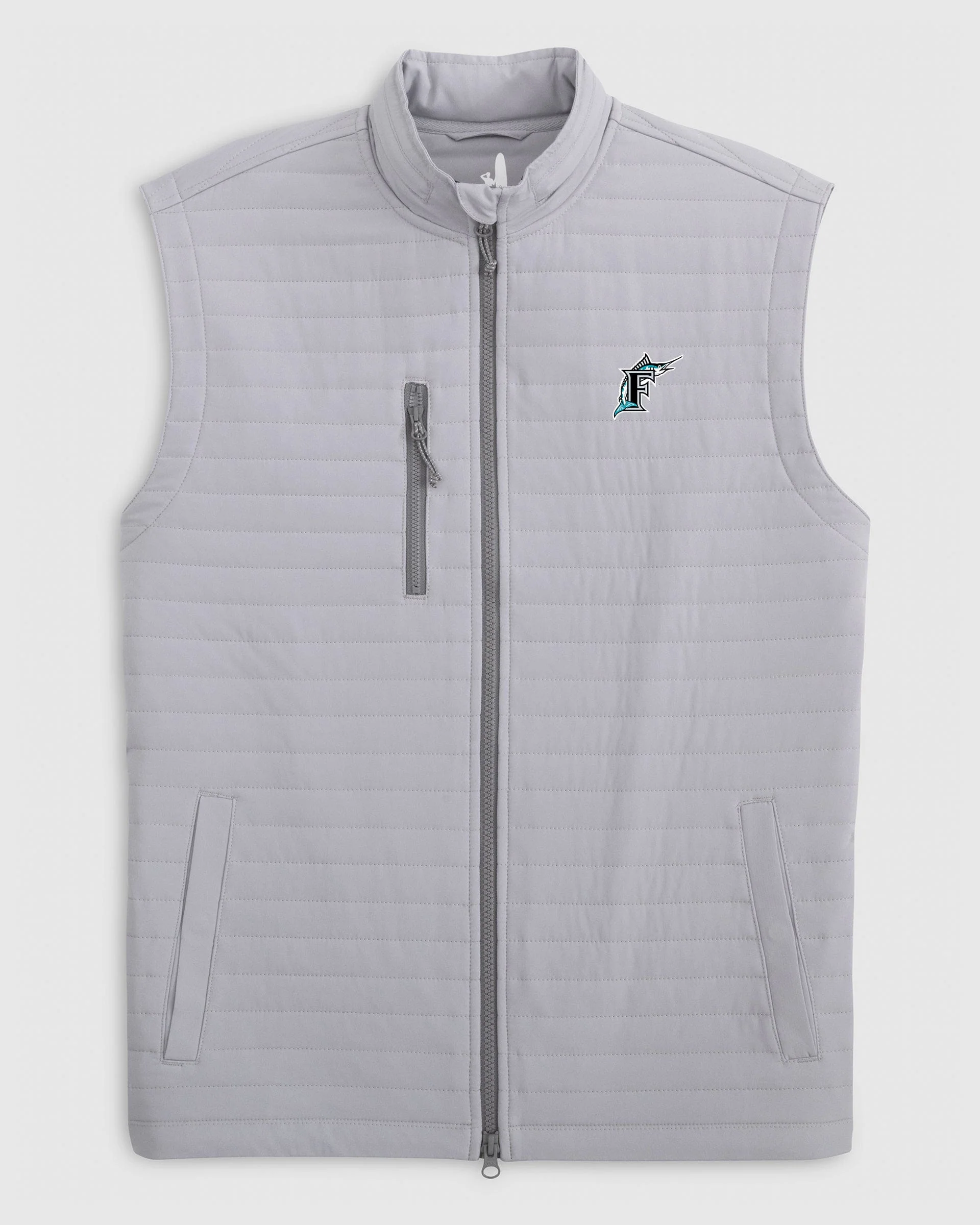 Miami Marlins Crosswind Quilted Performance Vest - Cooperstown Logo