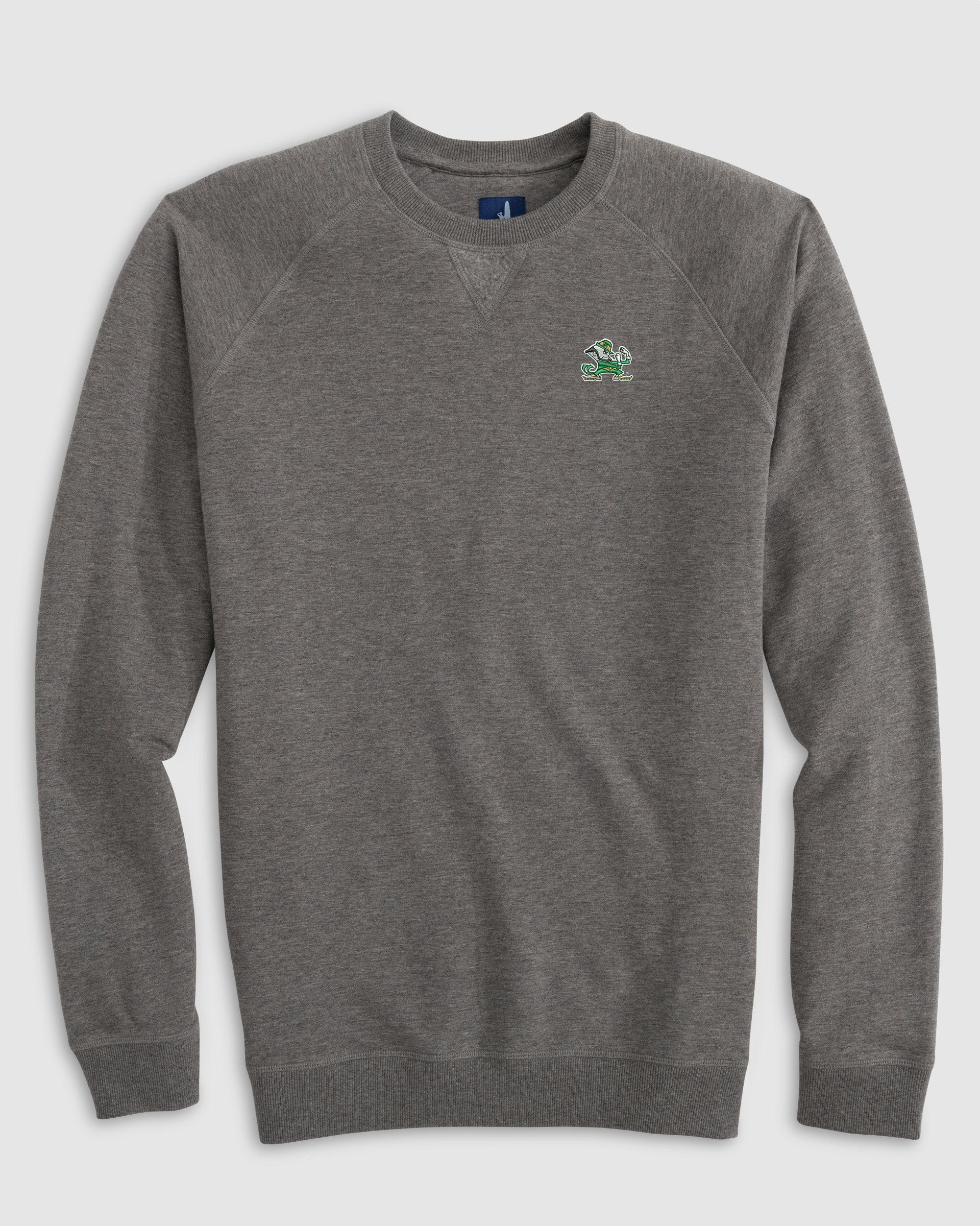 Notre Dame Freeman Crewneck Fleece Sweatshirt - Leprechaun Logo