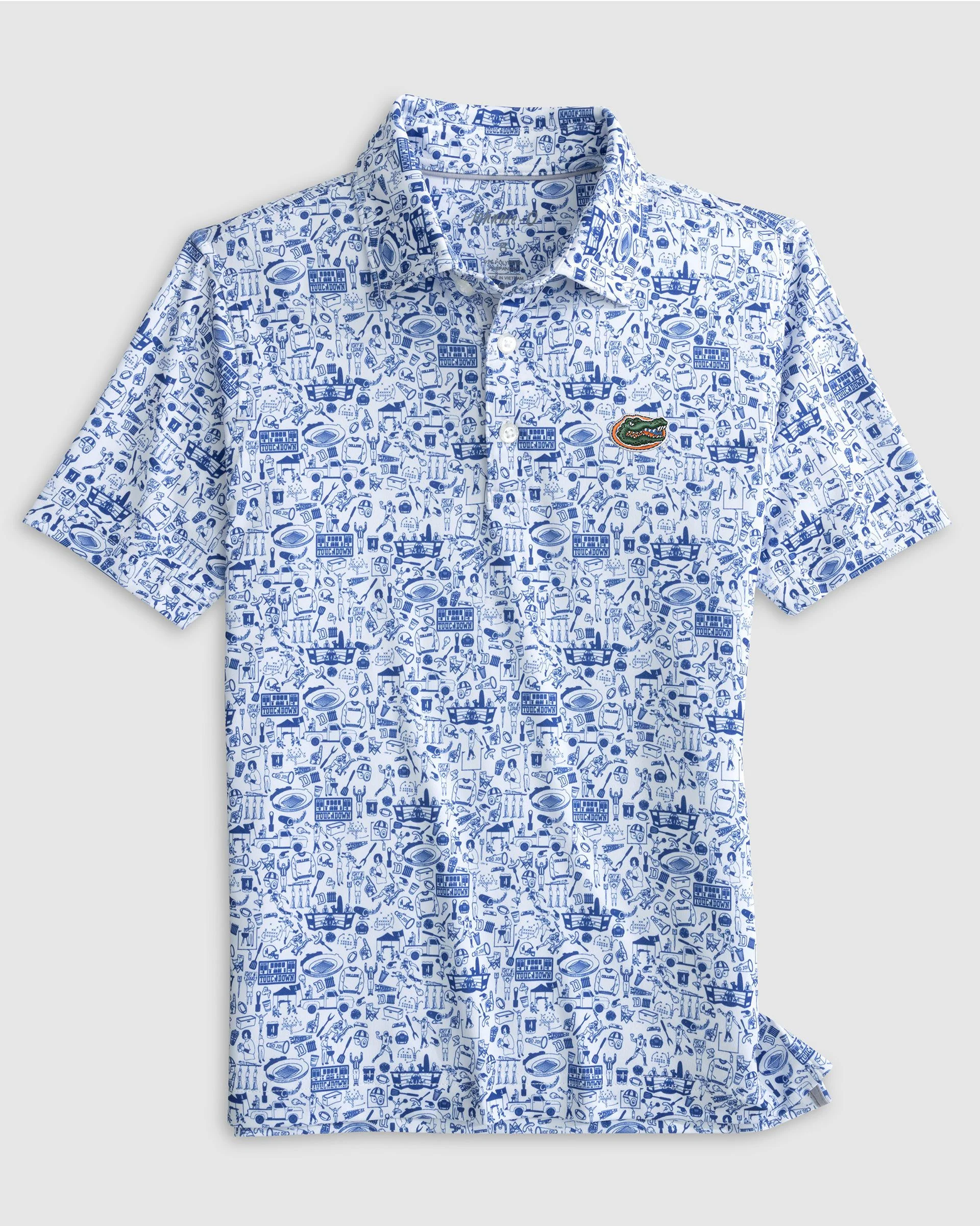 Florida Tailgater 2.0 Jr. Printed Jersey Performance Polo
