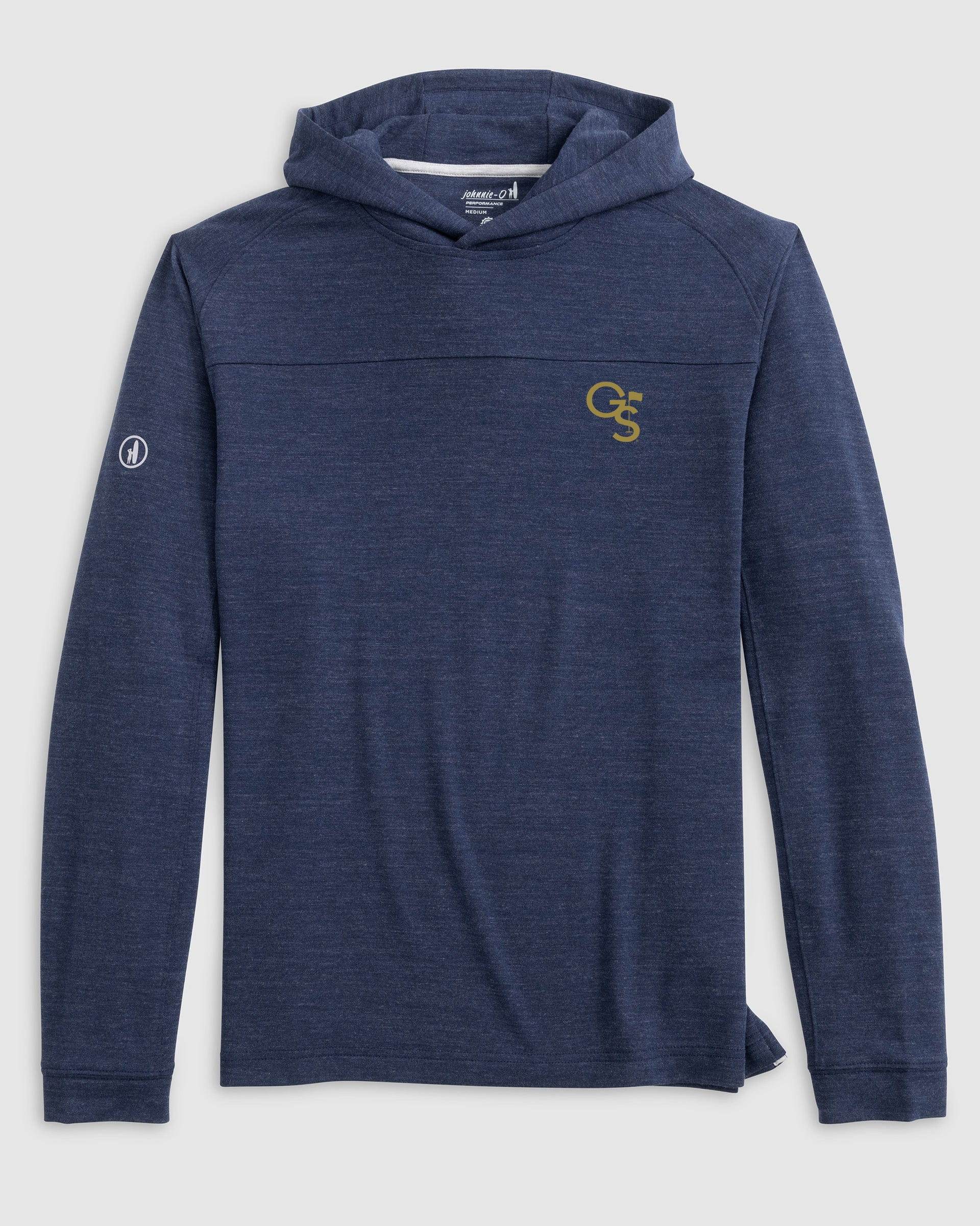 Georgia Southern Remmy Lightweight Performance Hoodie - Flag Logo