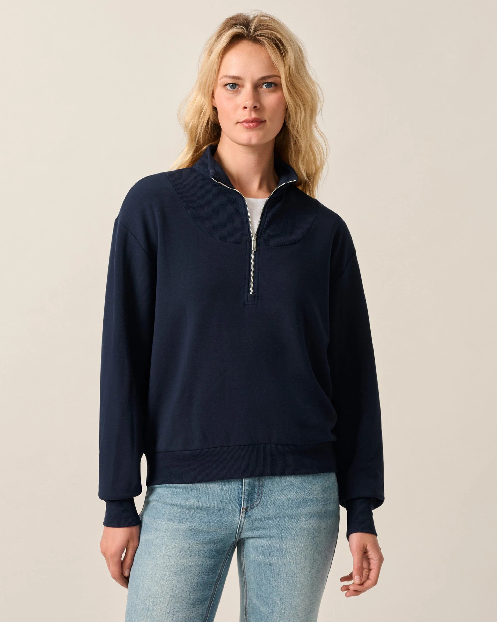Naomi Rib Knit 1/4-Zip