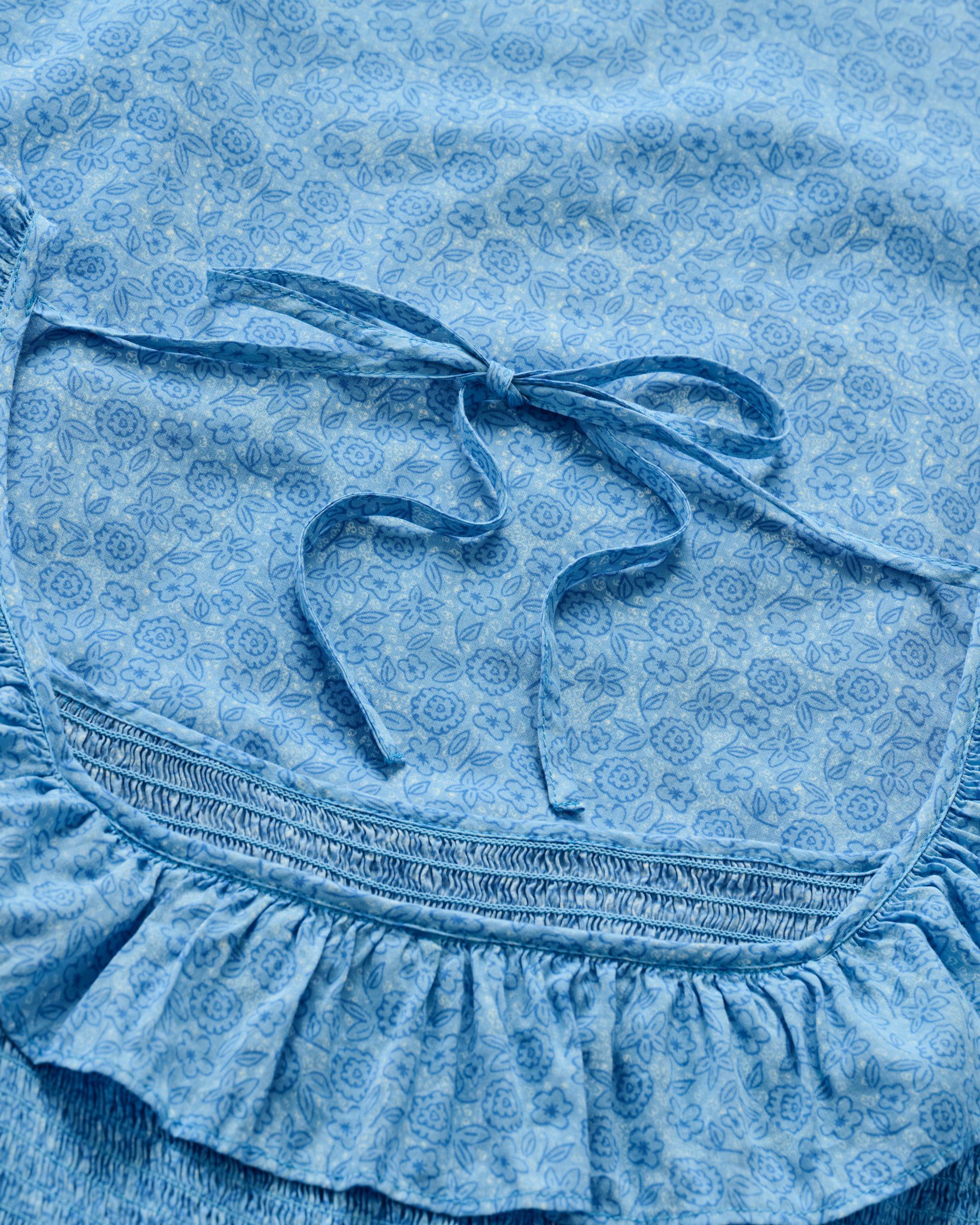 Mira Smocked Midi Dress