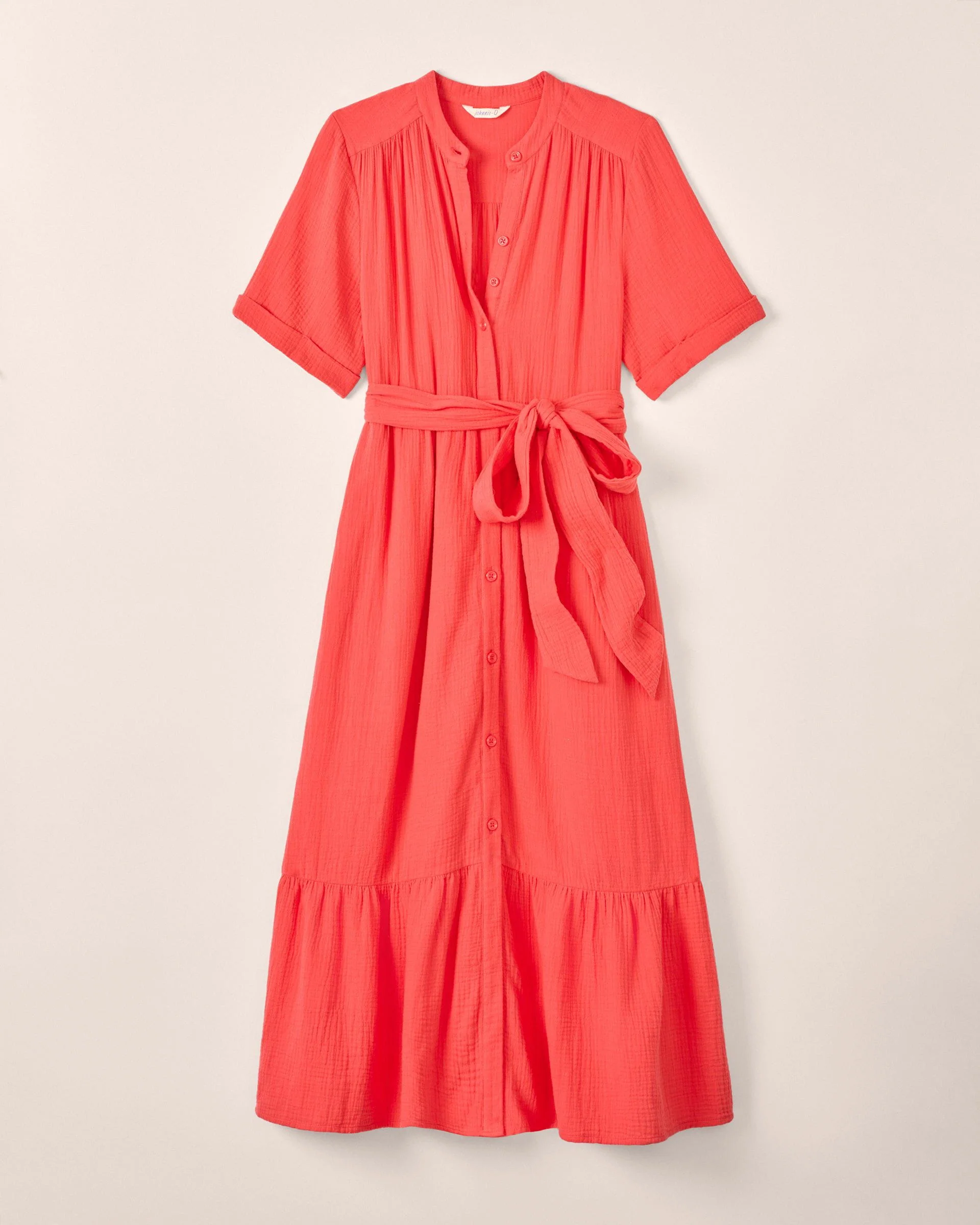 Julie Button Up Cotton Maxi Dress
