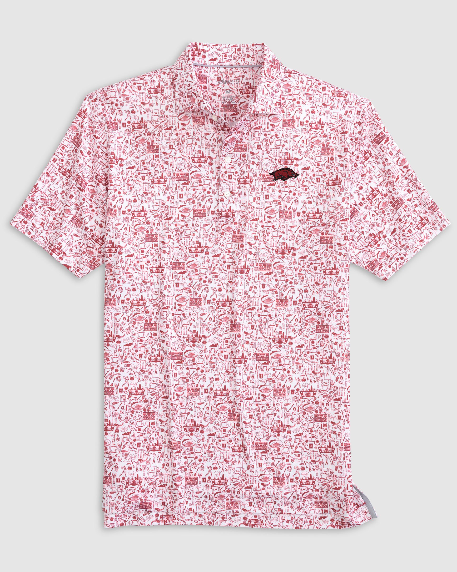 Arkansas Tailgater 2.0 Printed Jersey Performance Polo