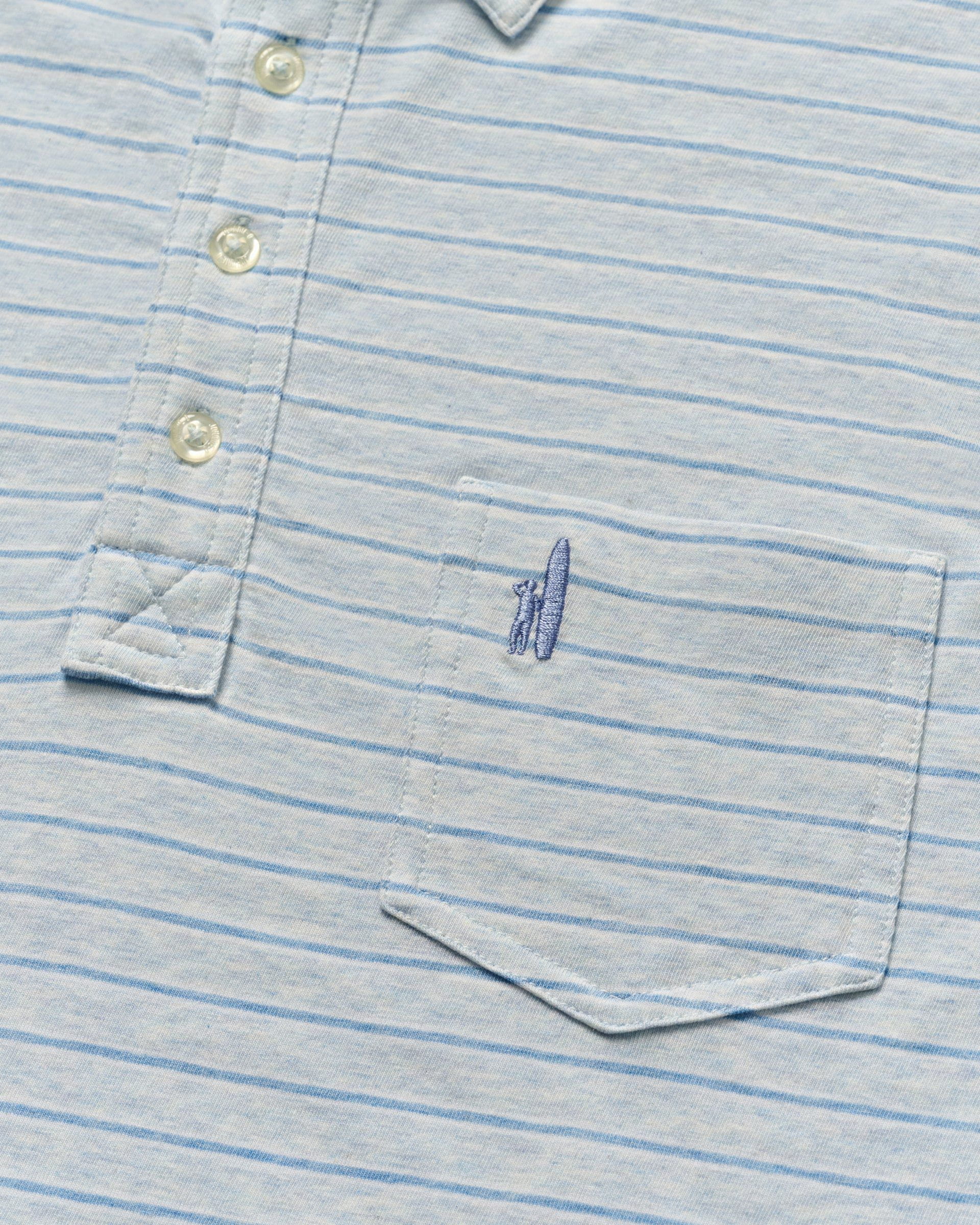 Original 4-Button Polo - Matthis Stripe