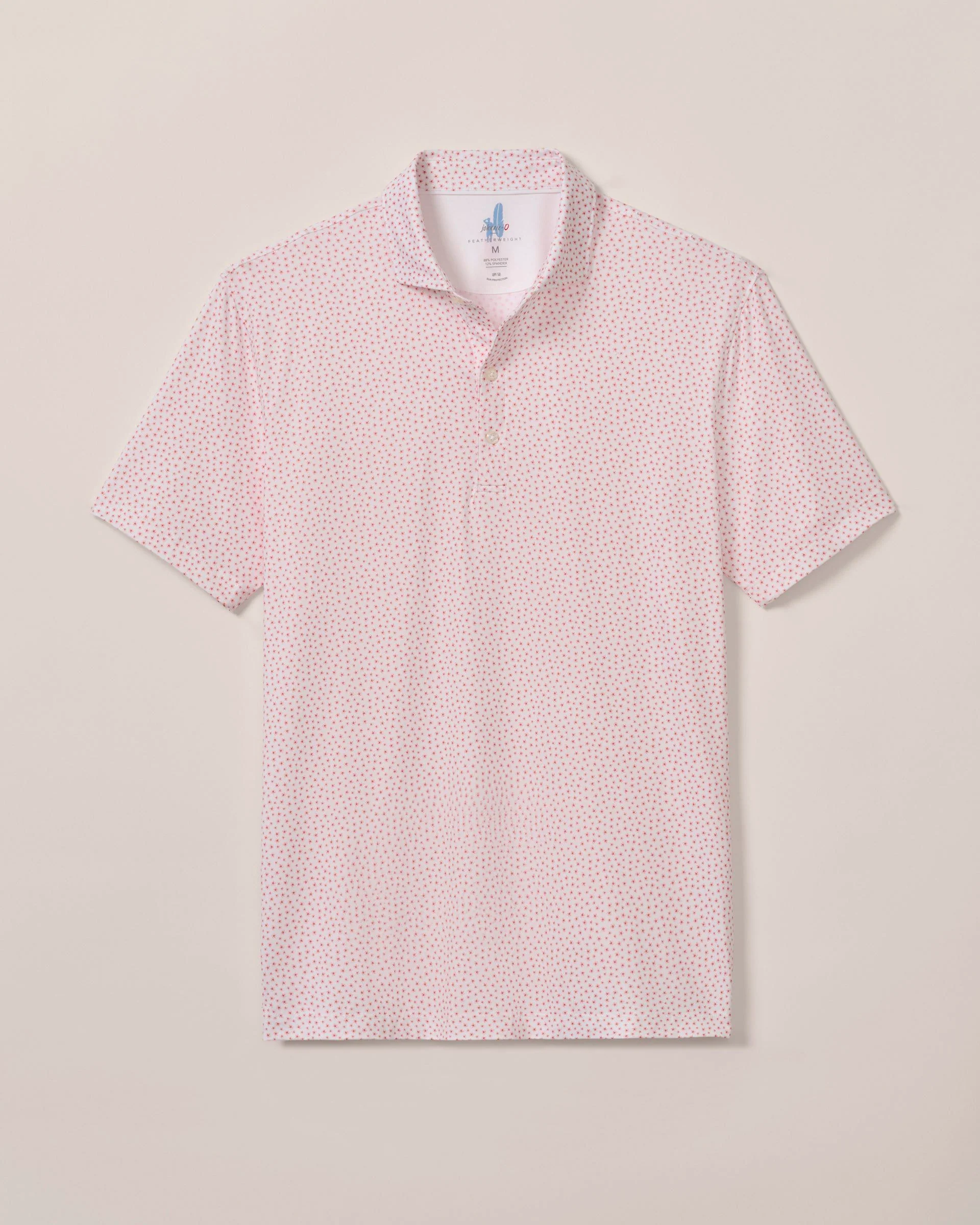 Featherweight Performance Polo - Plumeria