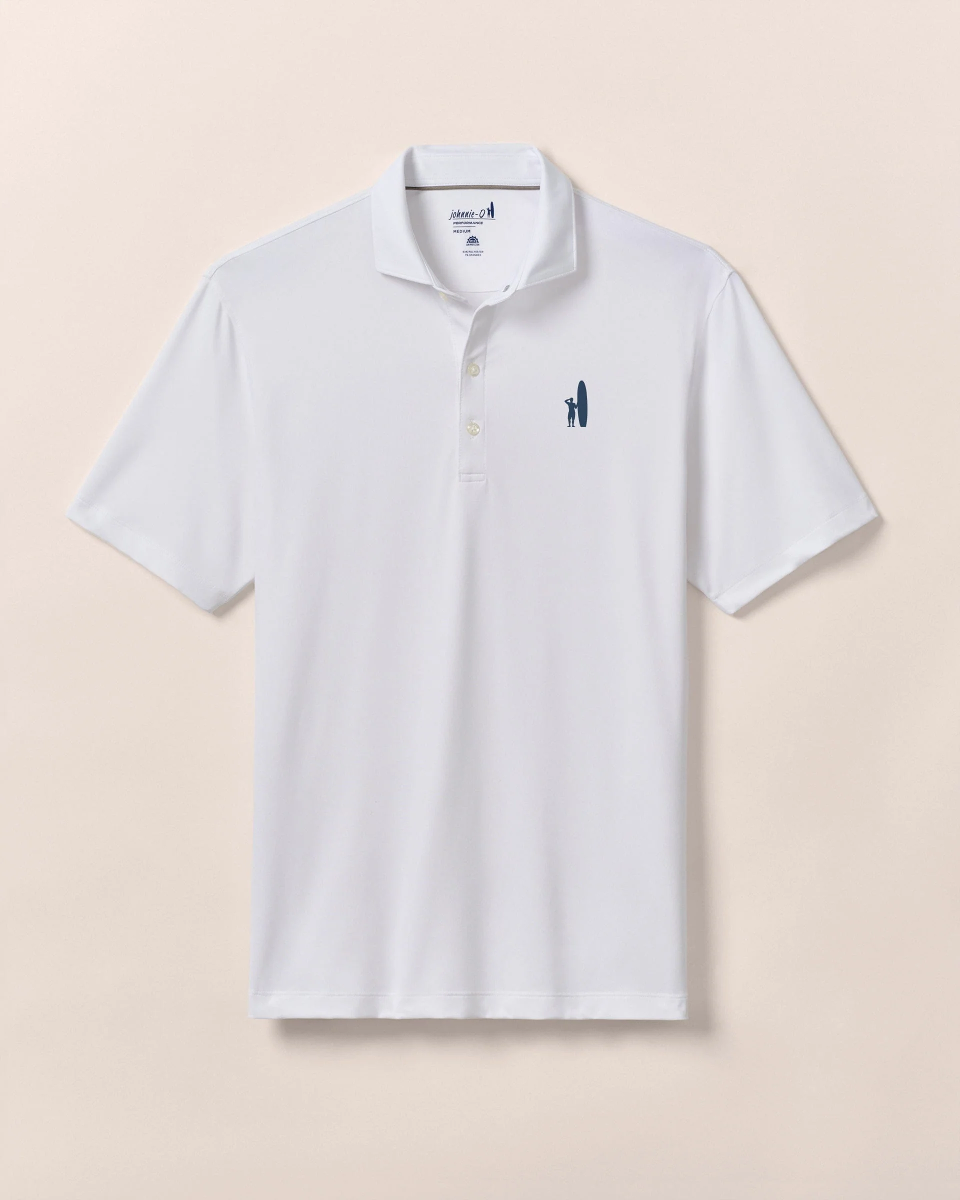 Custom Surfer Logo Performance Jersey Polo - Birdie
