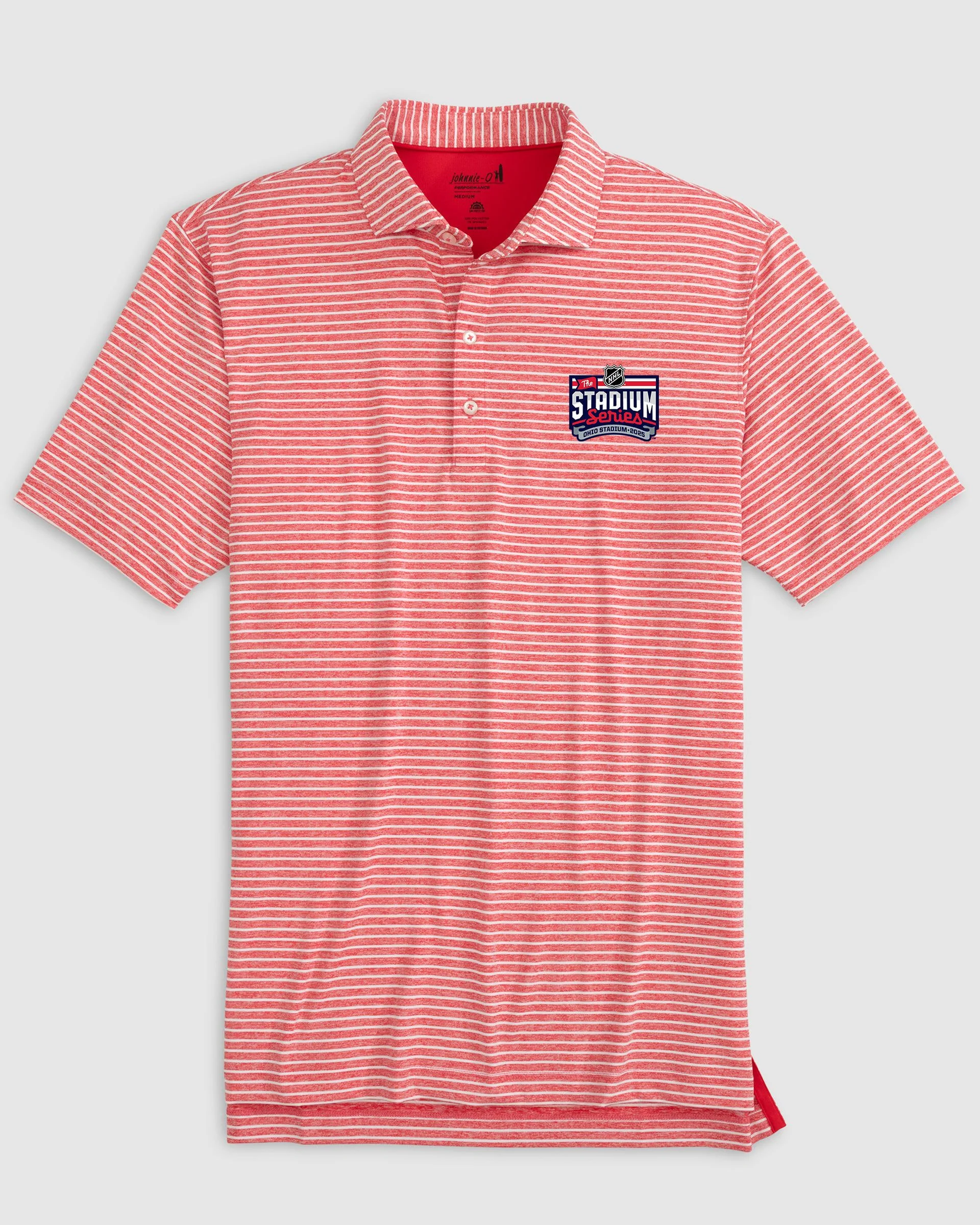 NHL Stadium Series Clipper Striped Performance Jersey Polo