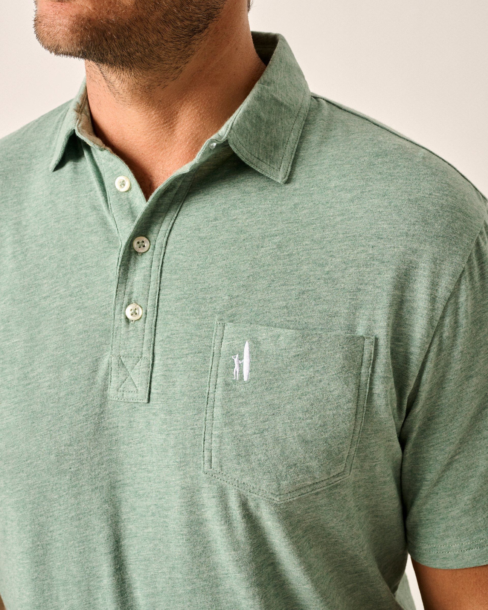 Original 4-Button Polo - Heathered 2.0